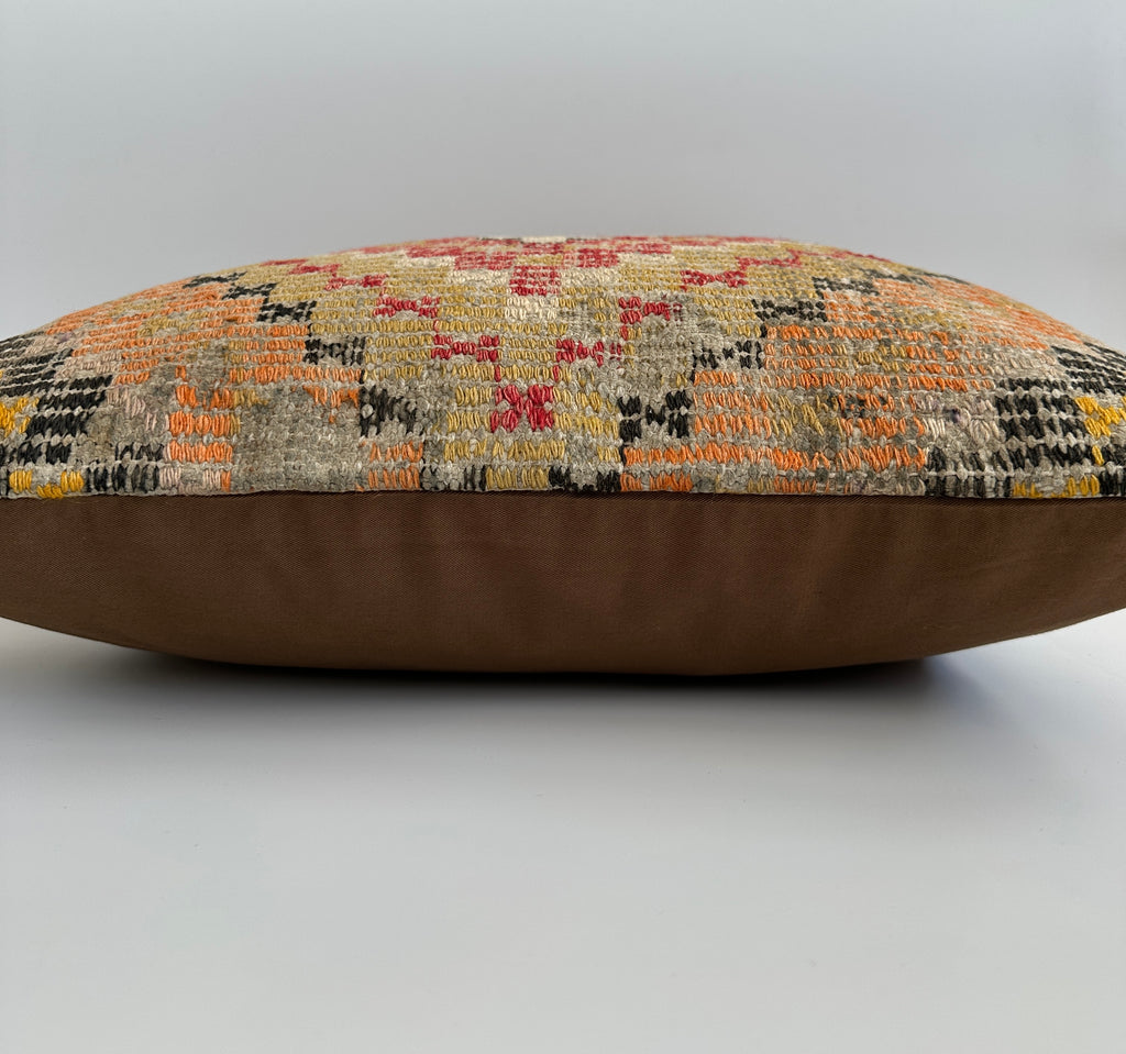 Handmade Multicolour Turkish Cushion Cover 20''x20'' / 50x50 CM