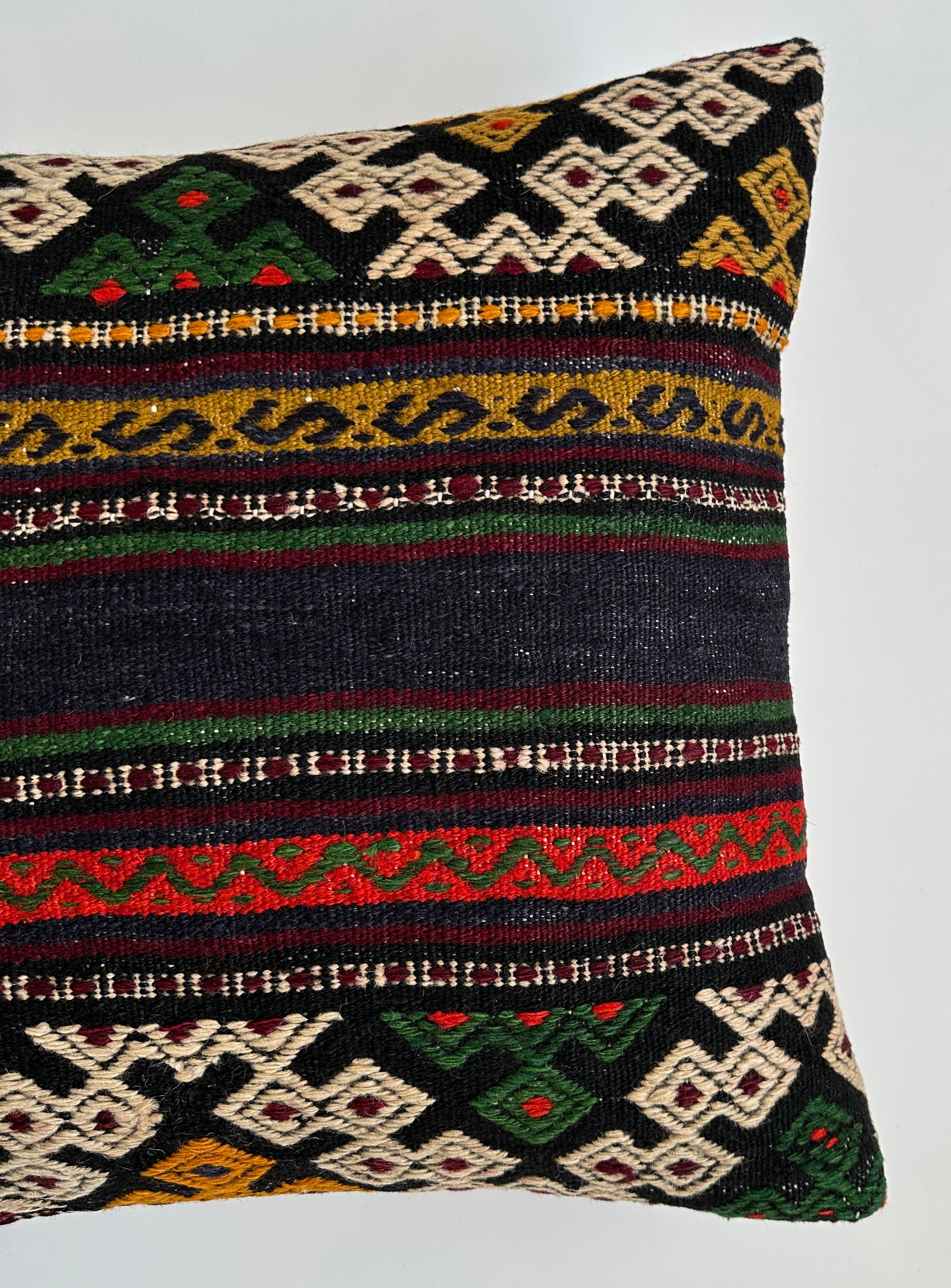 Handmade Multicolour Turkish Cushion Cover 20''x20'' / 50x50 CM