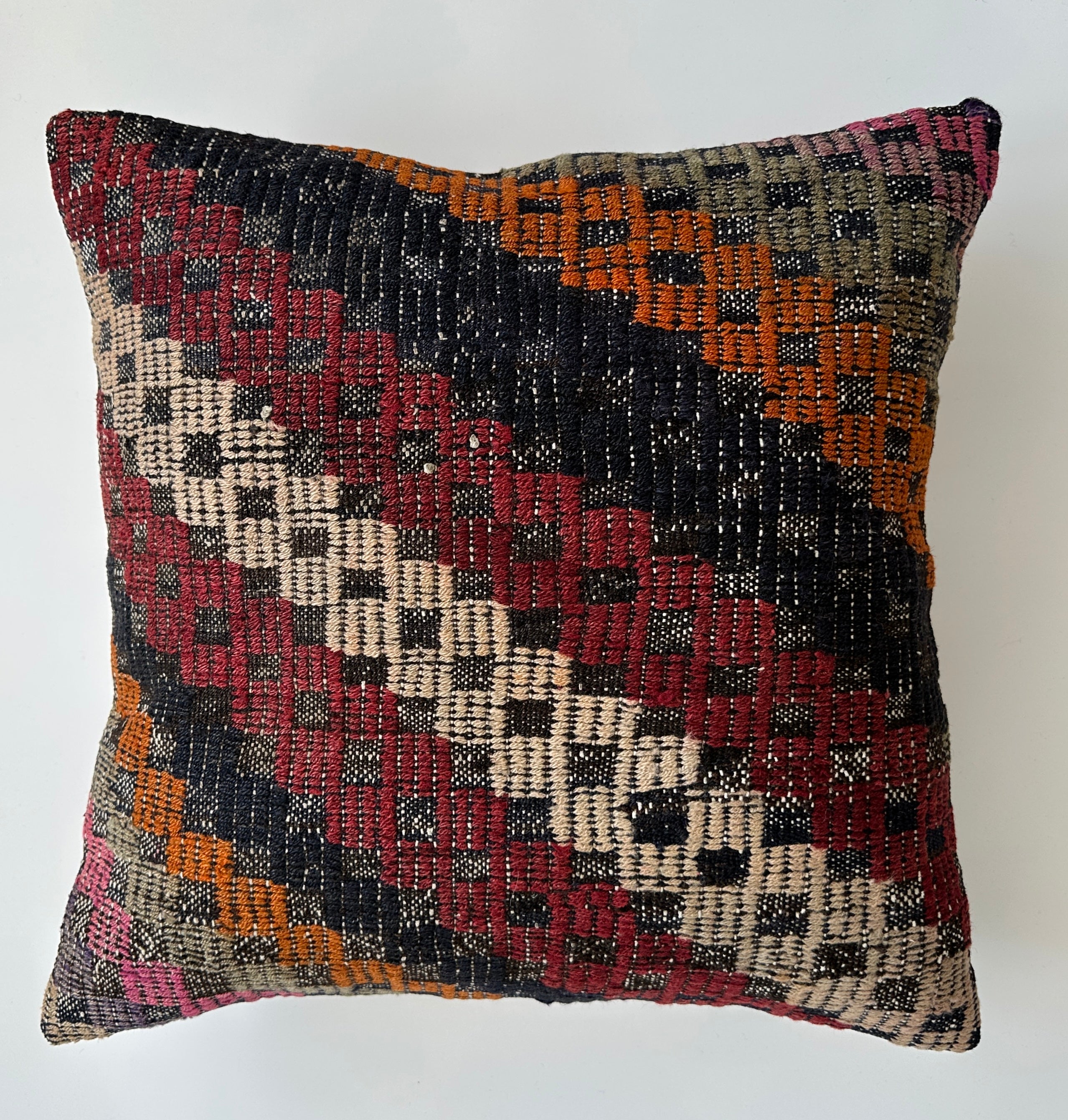 Handmade Multicolour Turkish Cushion Cover 20''x20'' / 50x50 CM