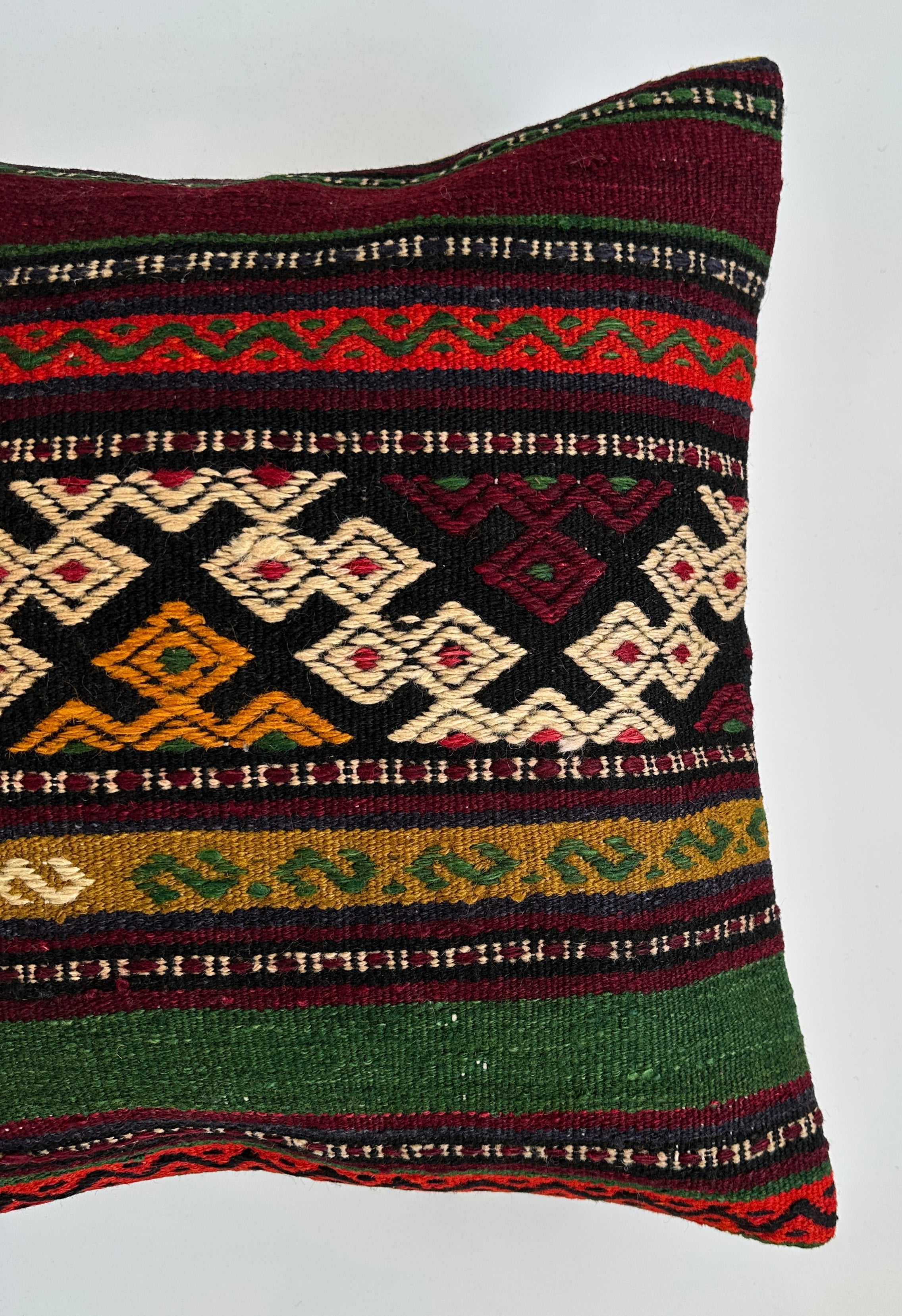 Handmade Multicolour Turkish Cushion Cover 20''x20'' / 50x50 CM