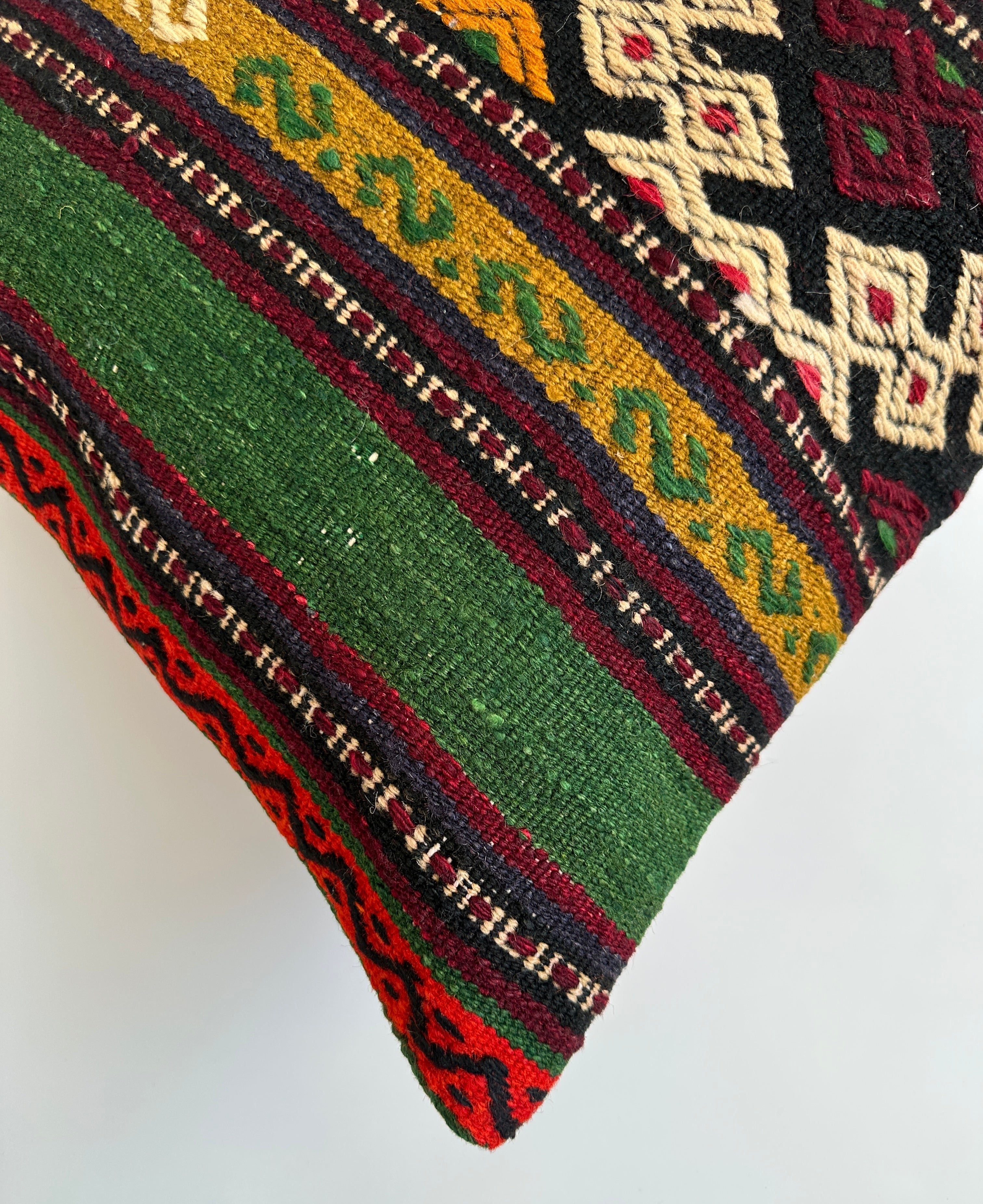 Handmade Multicolour Turkish Cushion Cover 20''x20'' / 50x50 CM