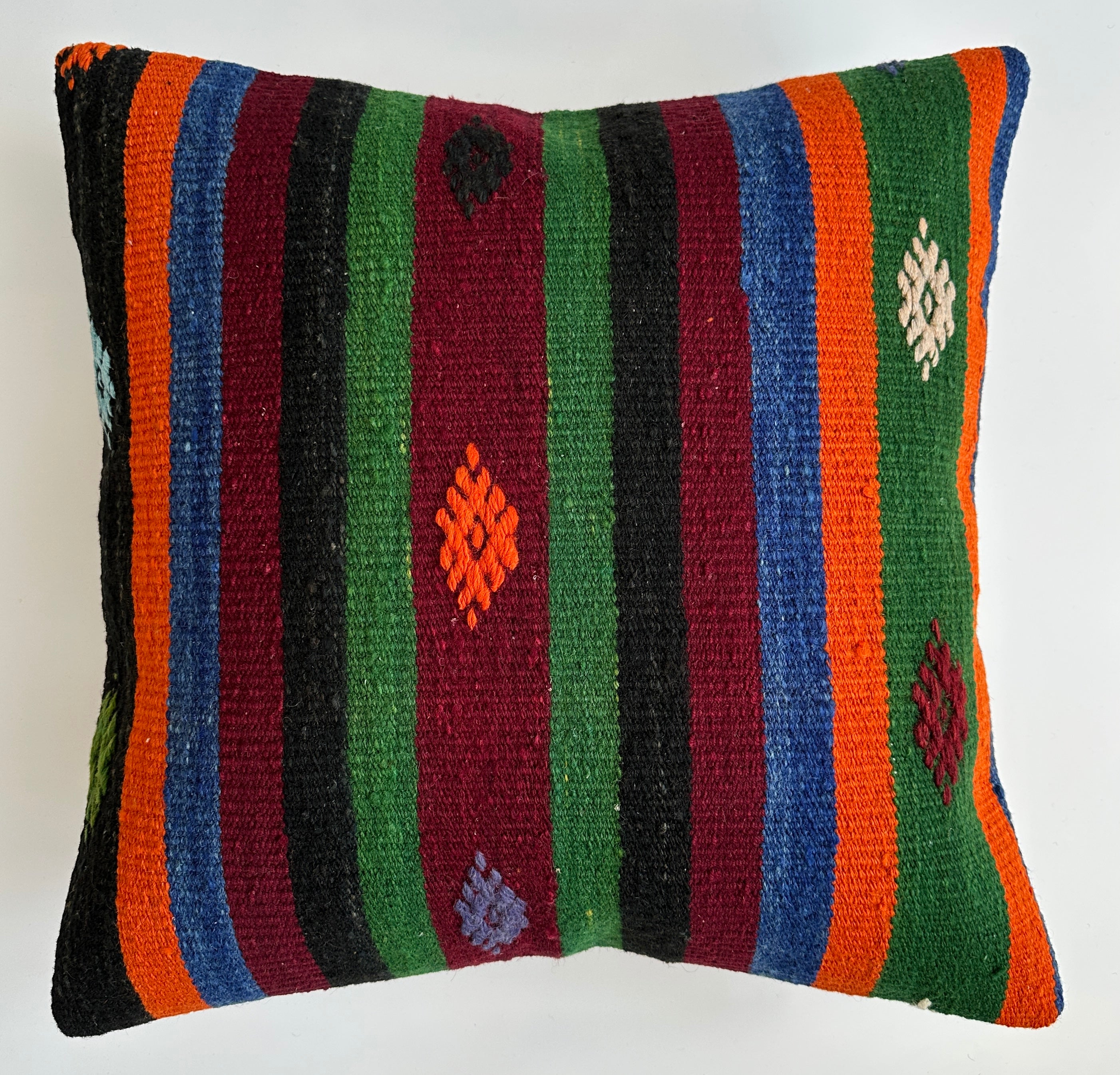 Handmade Multicolour Turkish Cushion Cover 20''x20'' / 50x50 CM