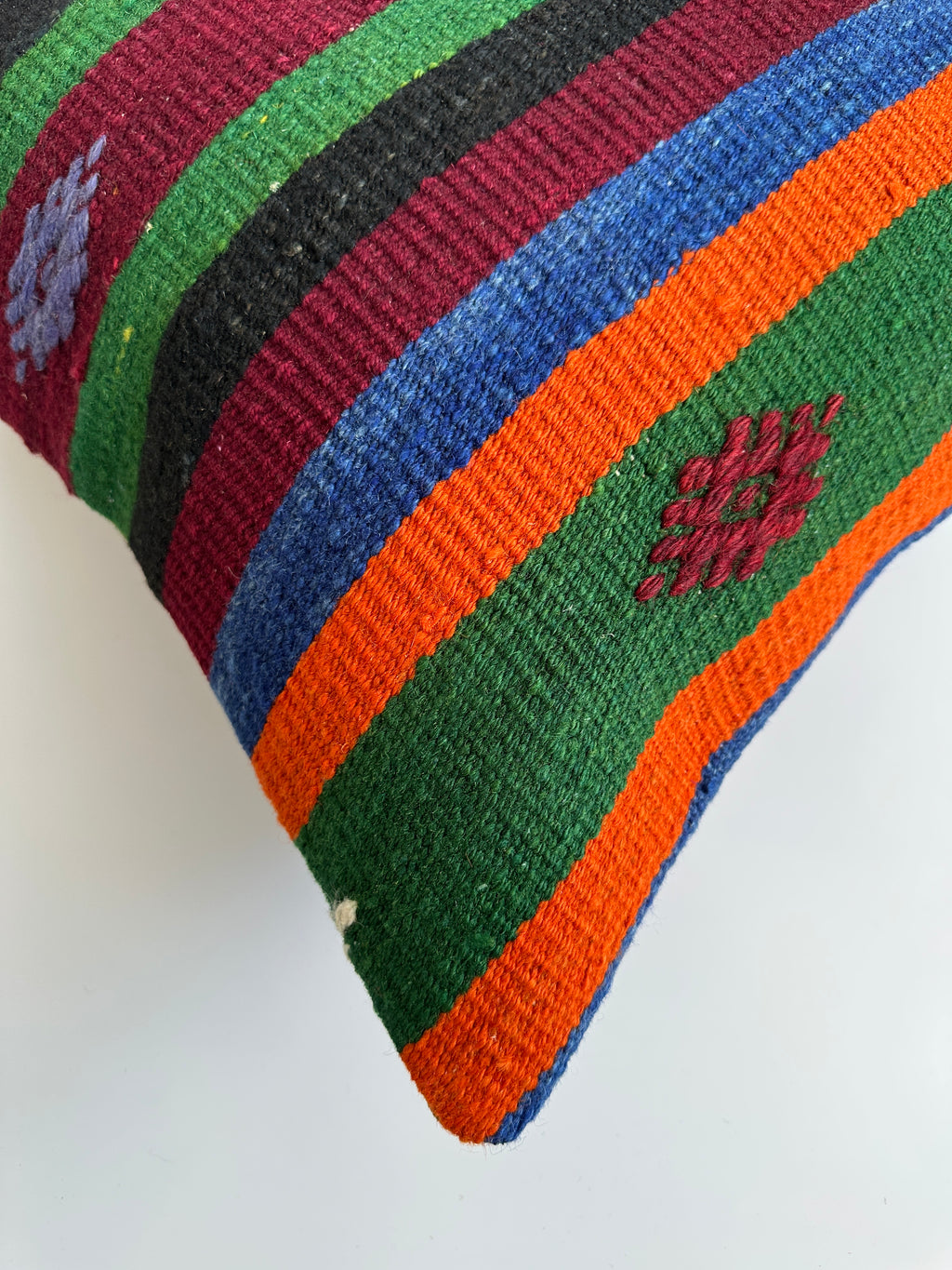 Handmade Multicolour Turkish Cushion Cover 20''x20'' / 50x50 CM