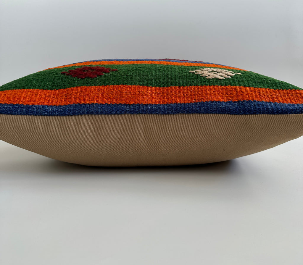 Handmade Multicolour Turkish Cushion Cover 20''x20'' / 50x50 CM