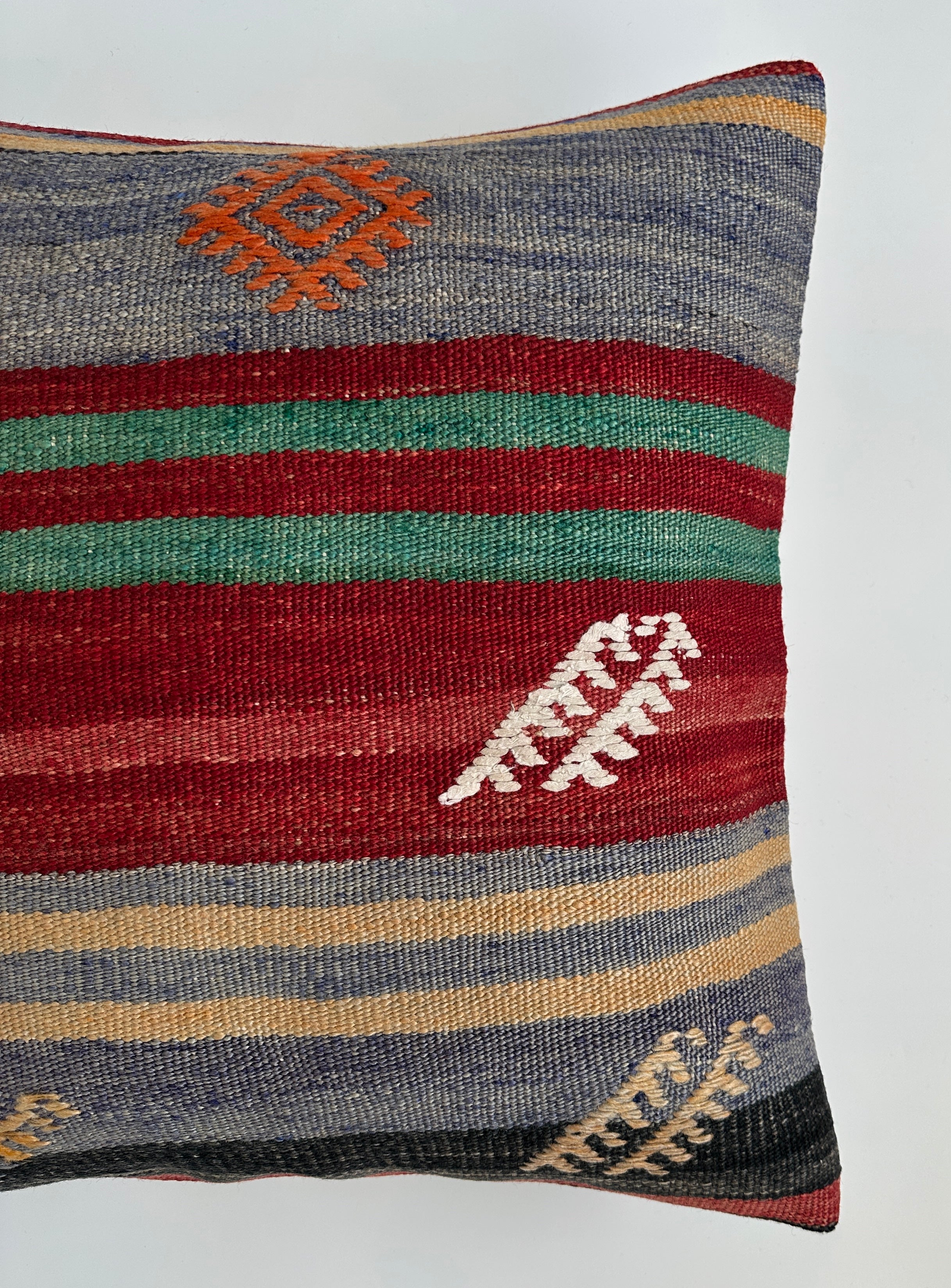 Handmade Multicolour Turkish Cushion Cover 20''x20'' / 50x50 CM