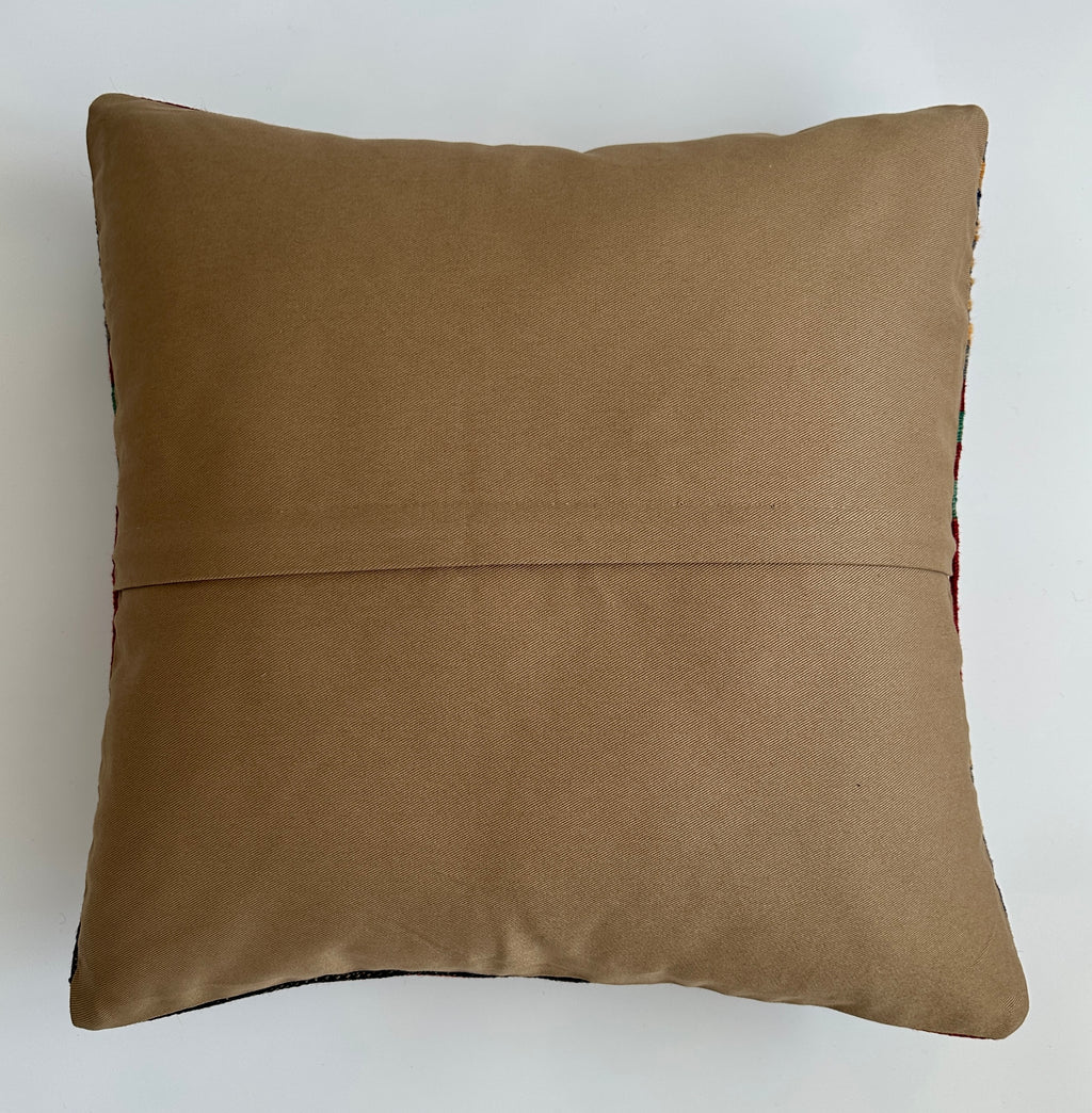 Handmade Multicolour Turkish Cushion Cover 20''x20'' / 50x50 CM