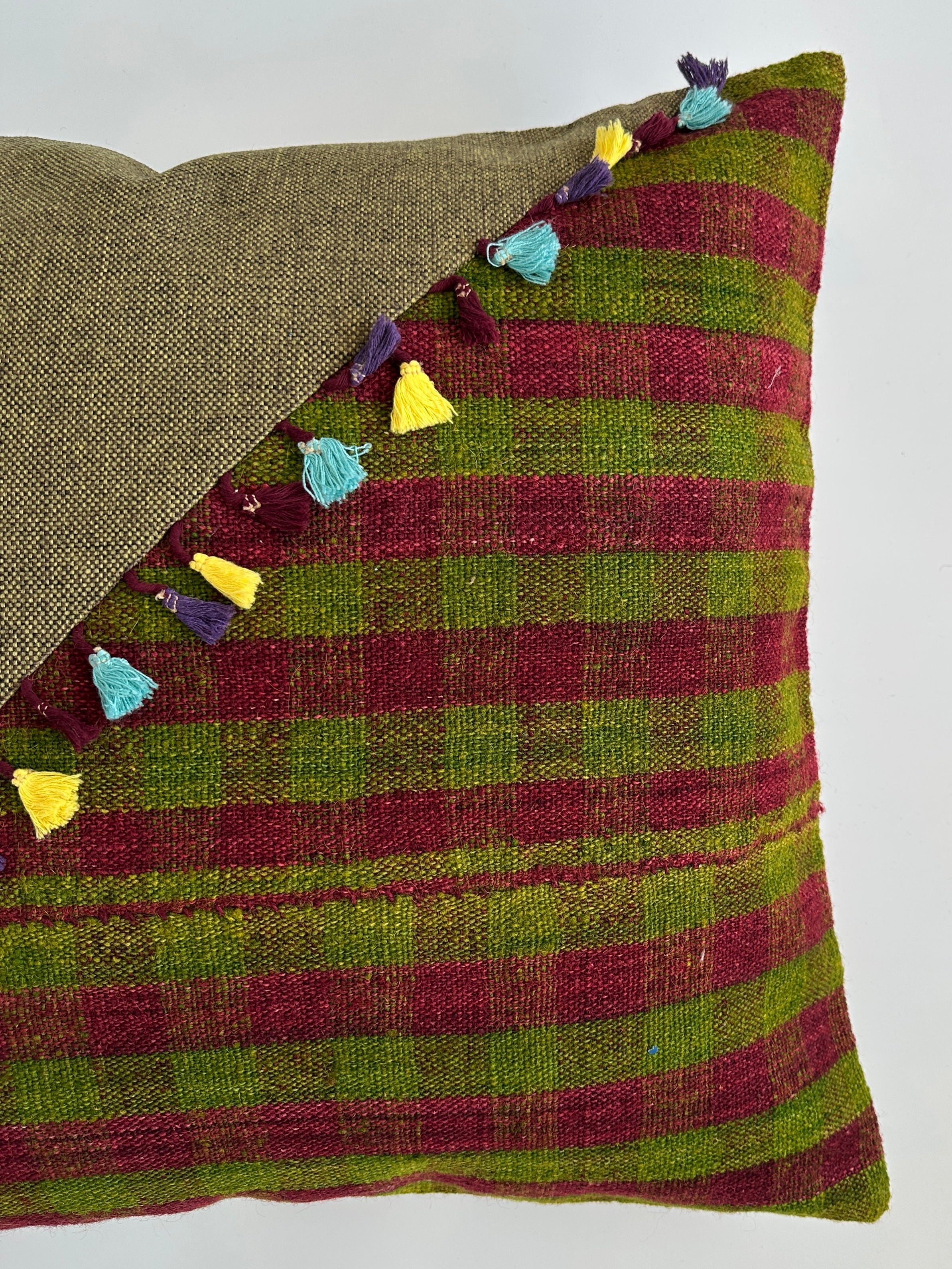 Handmade Multicolour Turkish Cushion Cover 20''x20'' / 50x50 CM