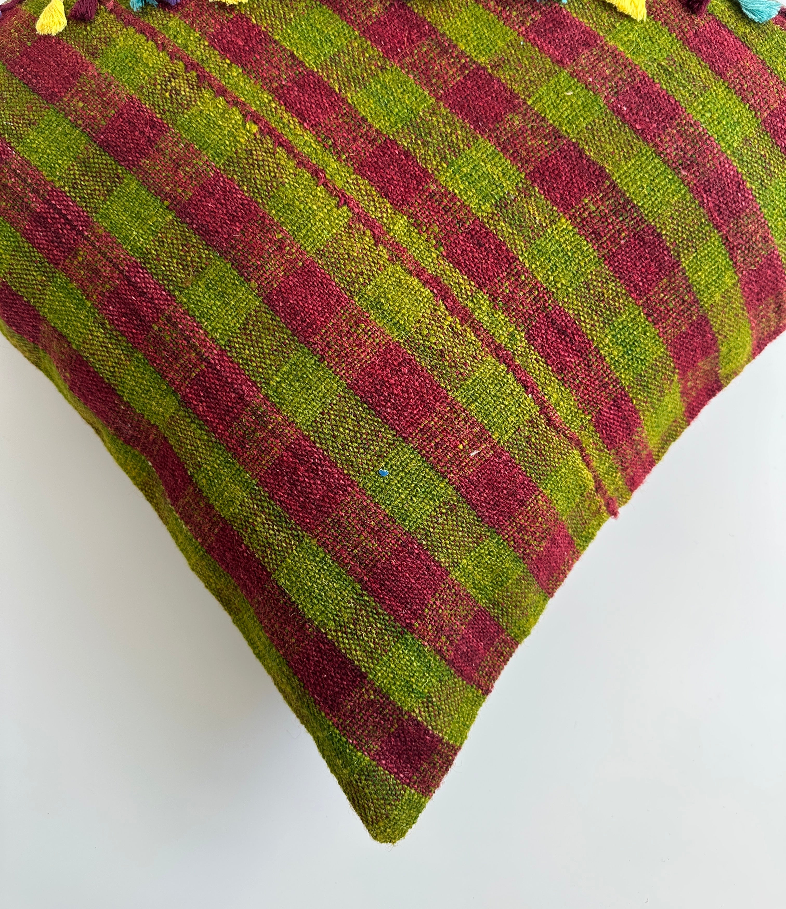 Handmade Multicolour Turkish Cushion Cover 20''x20'' / 50x50 CM