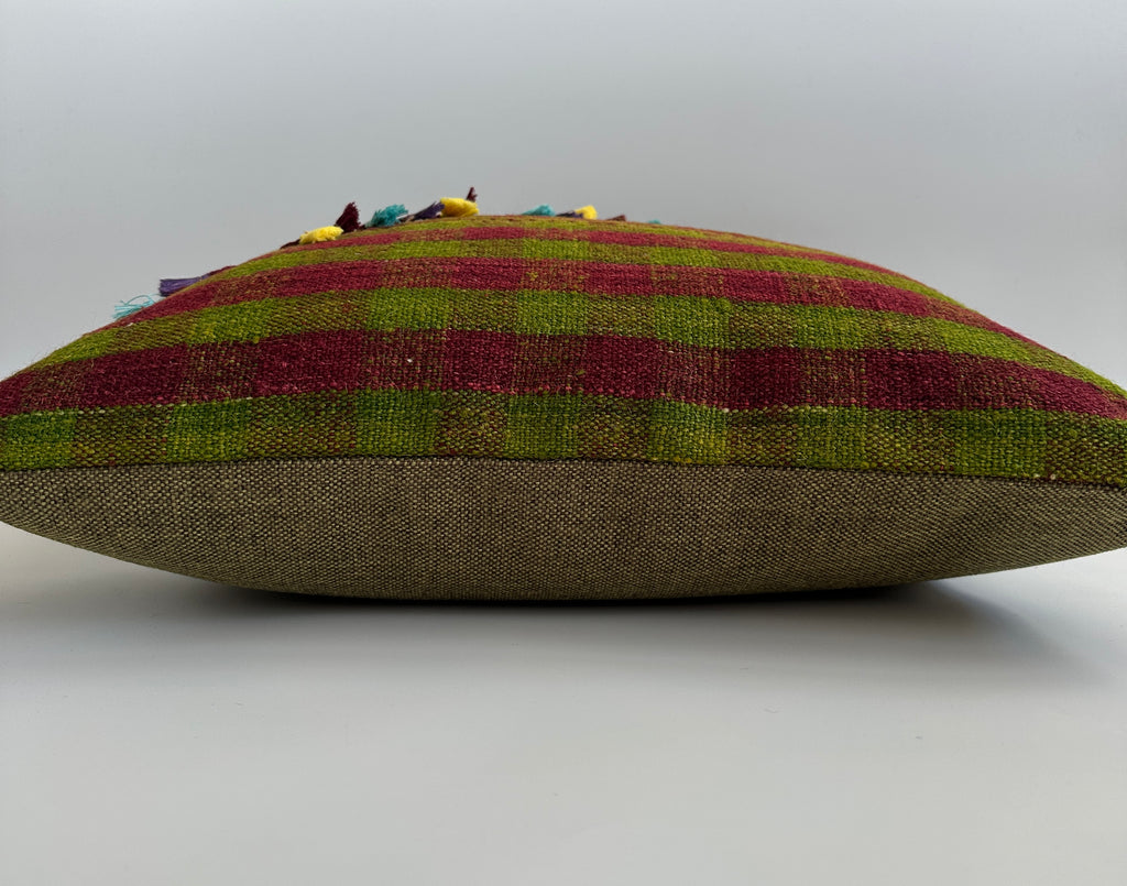 Handmade Multicolour Turkish Cushion Cover 20''x20'' / 50x50 CM