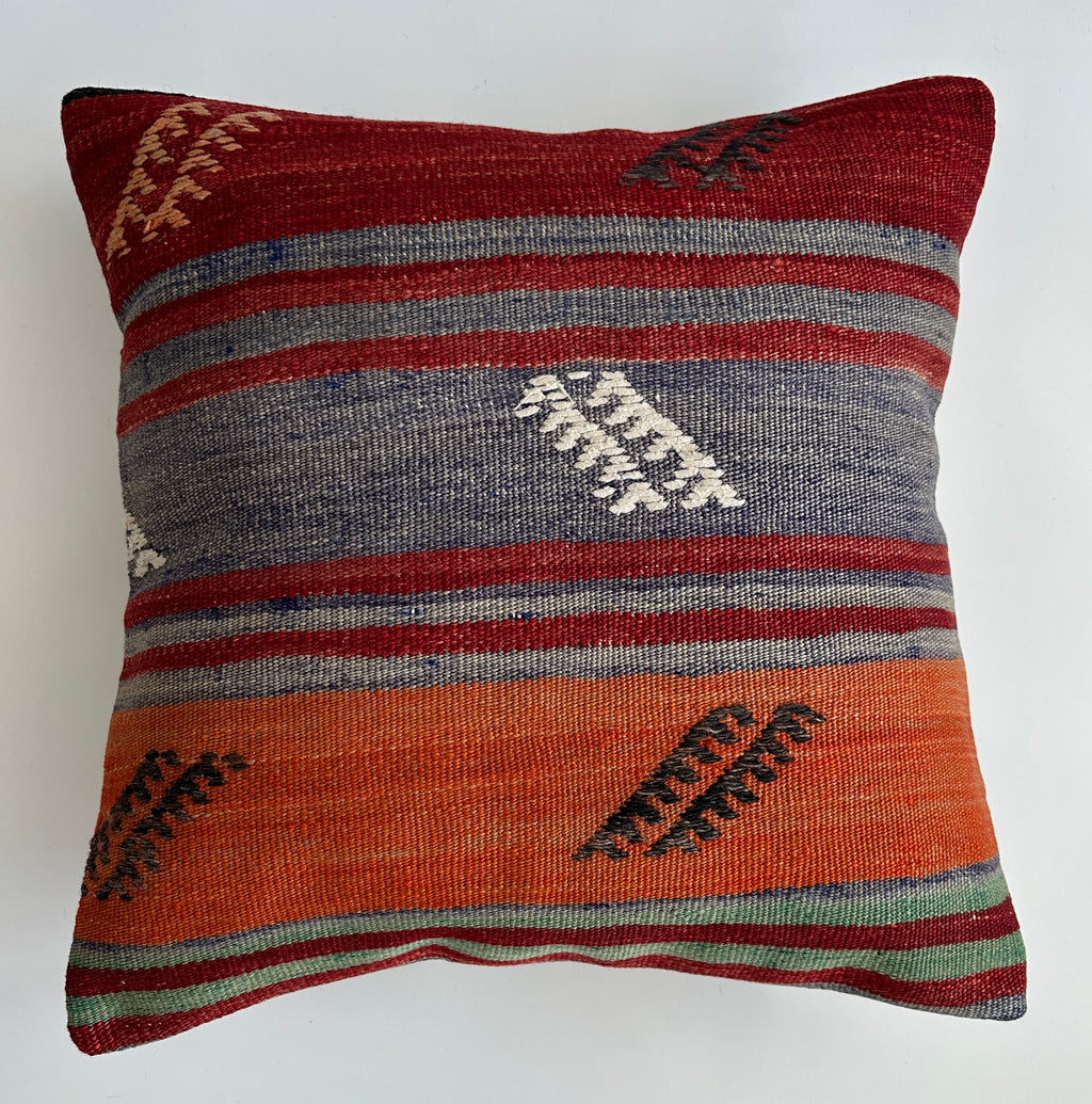 Handmade Multicolour Turkish Cushion Cover 20''x20'' / 50x50 CM
