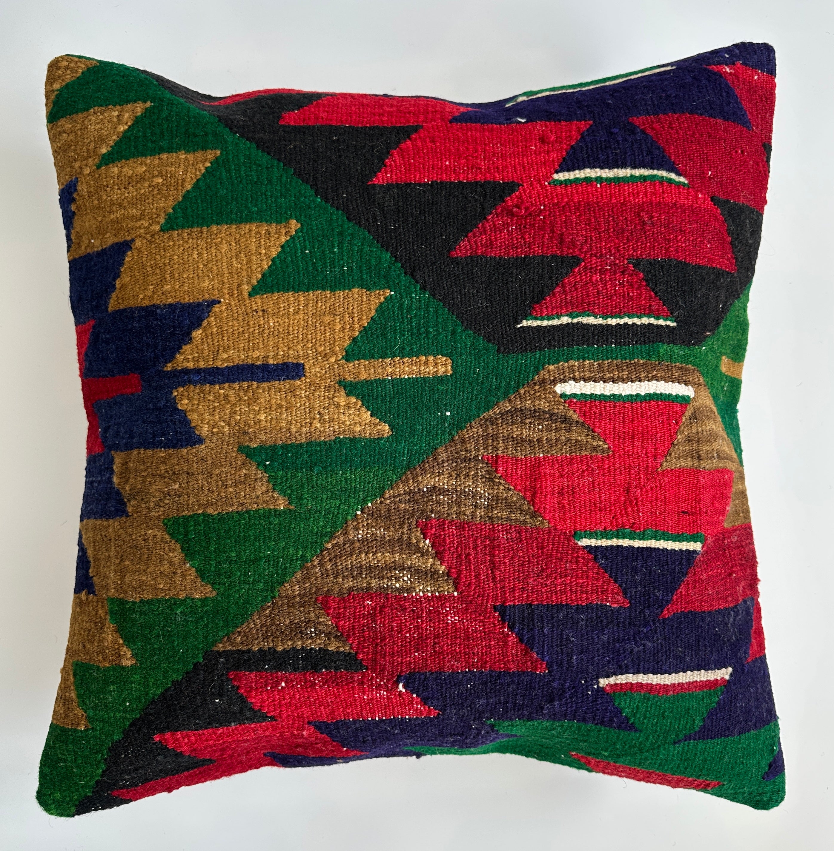 Handmade Multicolour Turkish Cushion Cover 20''x20'' / 50x50 CM
