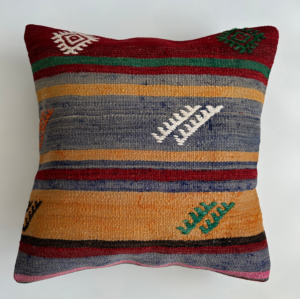 Handmade Multicolour Turkish Cushion Cover 20''x20'' / 50x50 CM