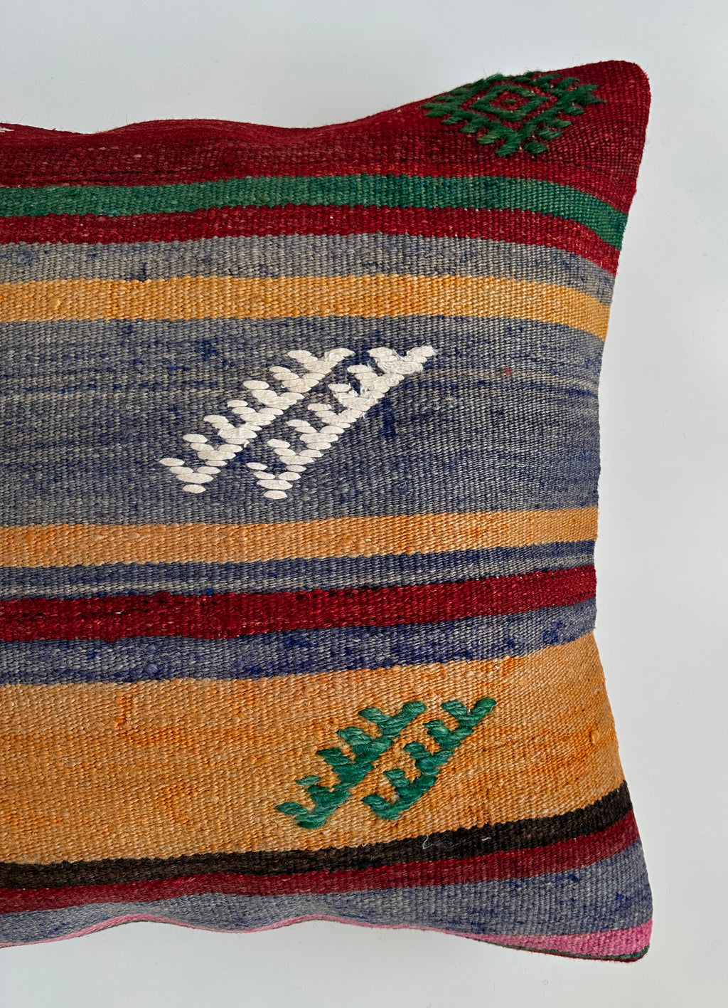 Handmade Multicolour Turkish Cushion Cover 20''x20'' / 50x50 CM