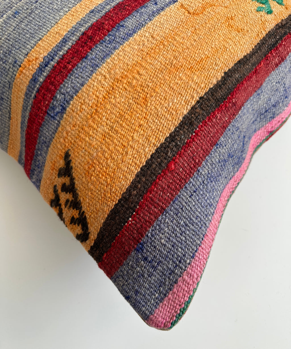Handmade Multicolour Turkish Cushion Cover 20''x20'' / 50x50 CM