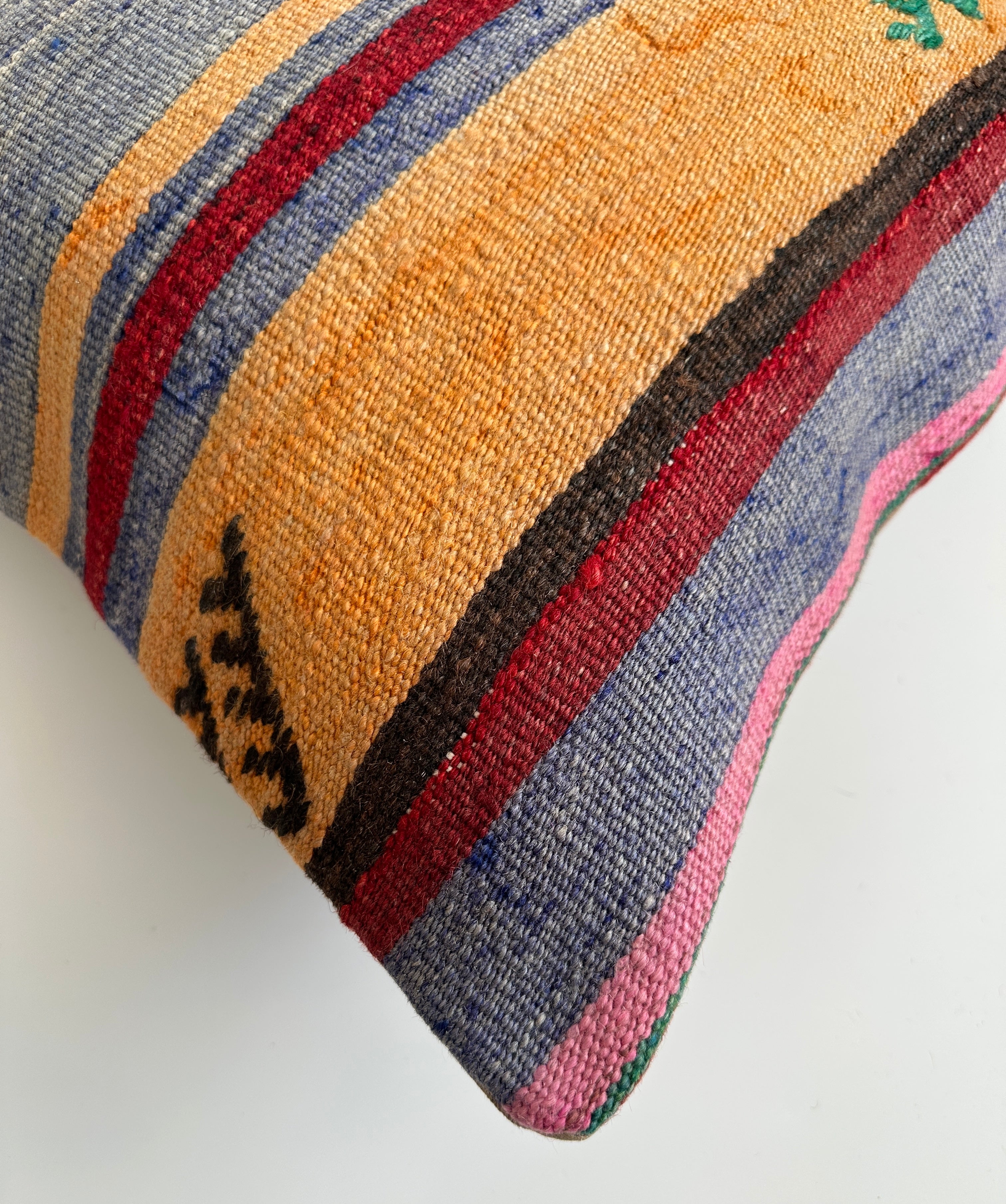 Handmade Multicolour Turkish Cushion Cover 20''x20'' / 50x50 CM