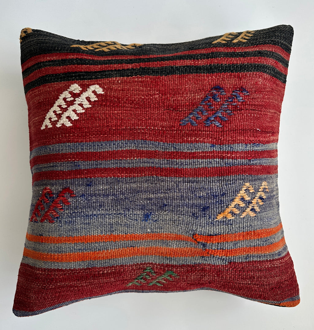 Handmade Multicolour Turkish Cushion Cover 20''x20'' / 50x50 CM