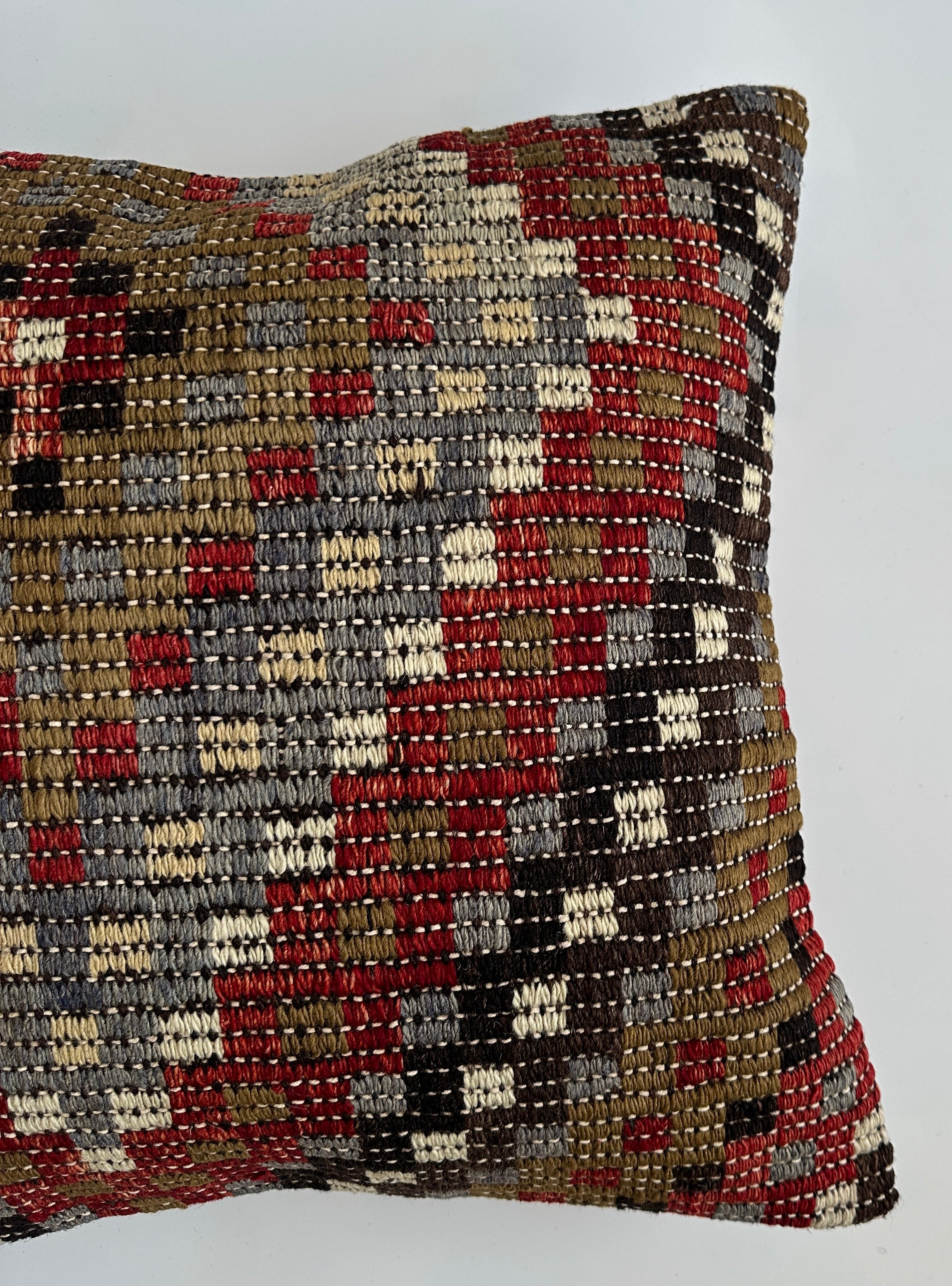 Handmade Multicolour Turkish Cushion Cover 20''x20'' / 50x50 CM