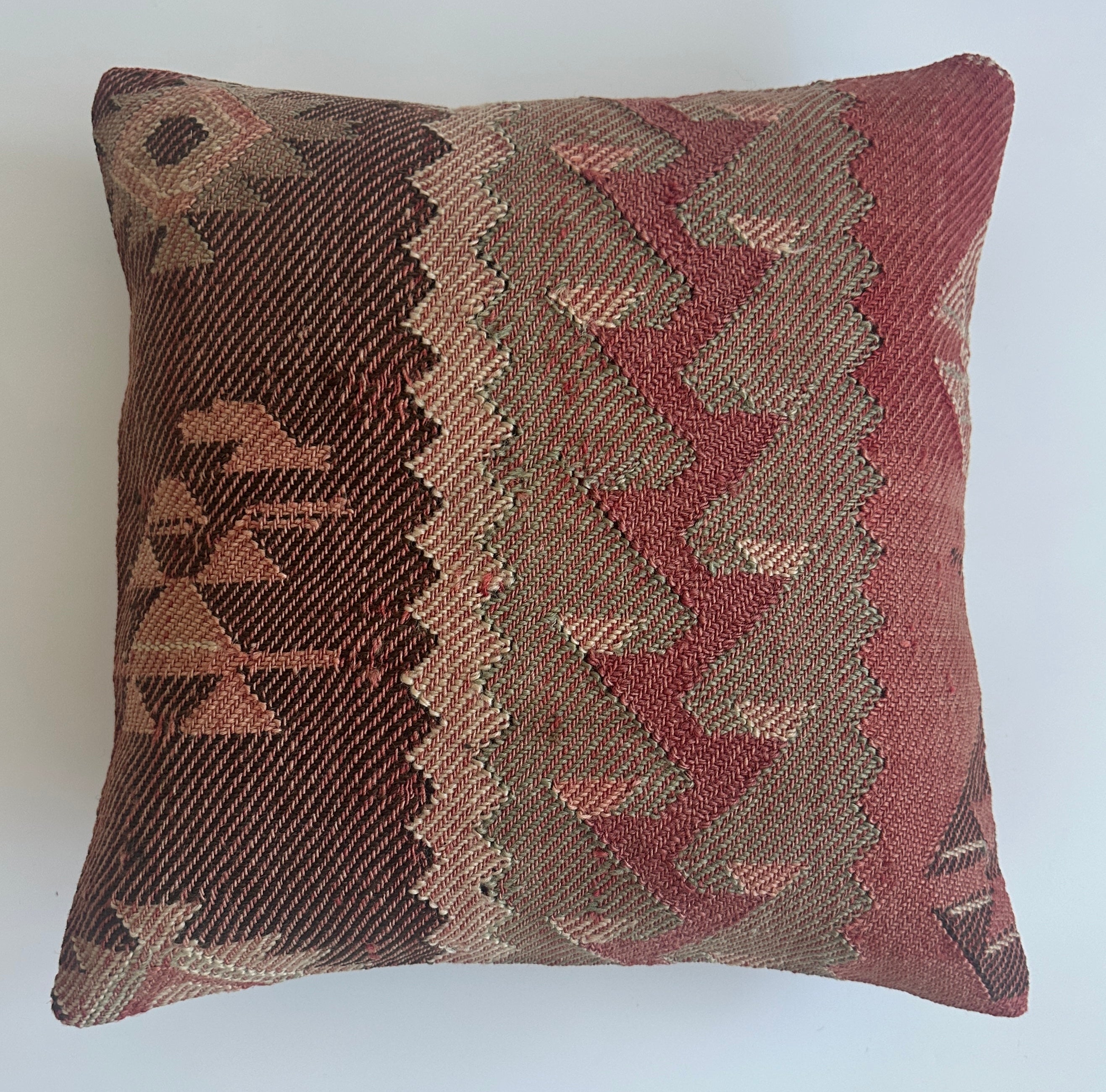 Handmade Turkish Cushion Cover 16''x16'' / 41x41 CM