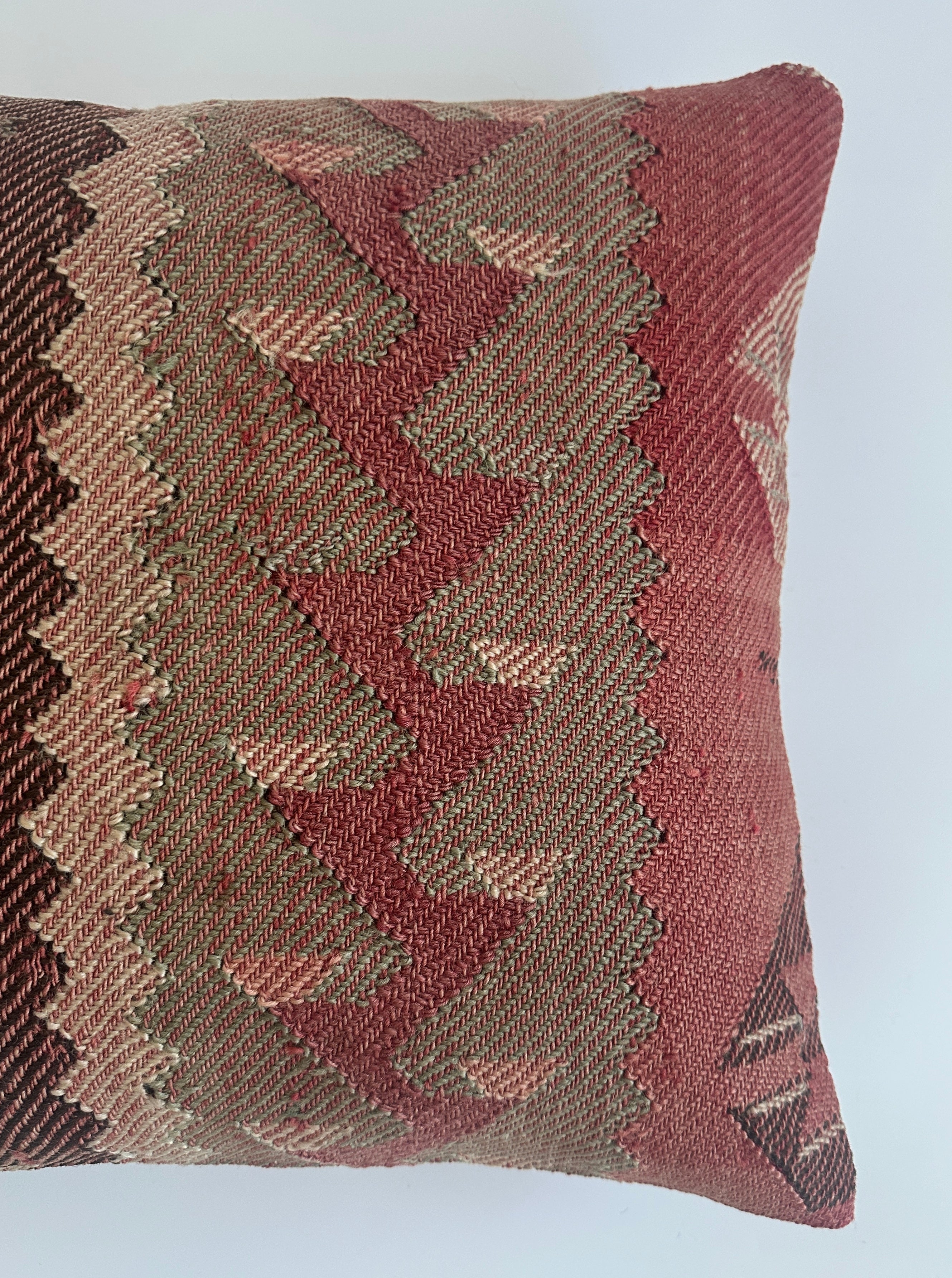 Handmade Turkish Cushion Cover 16''x16'' / 41x41 CM