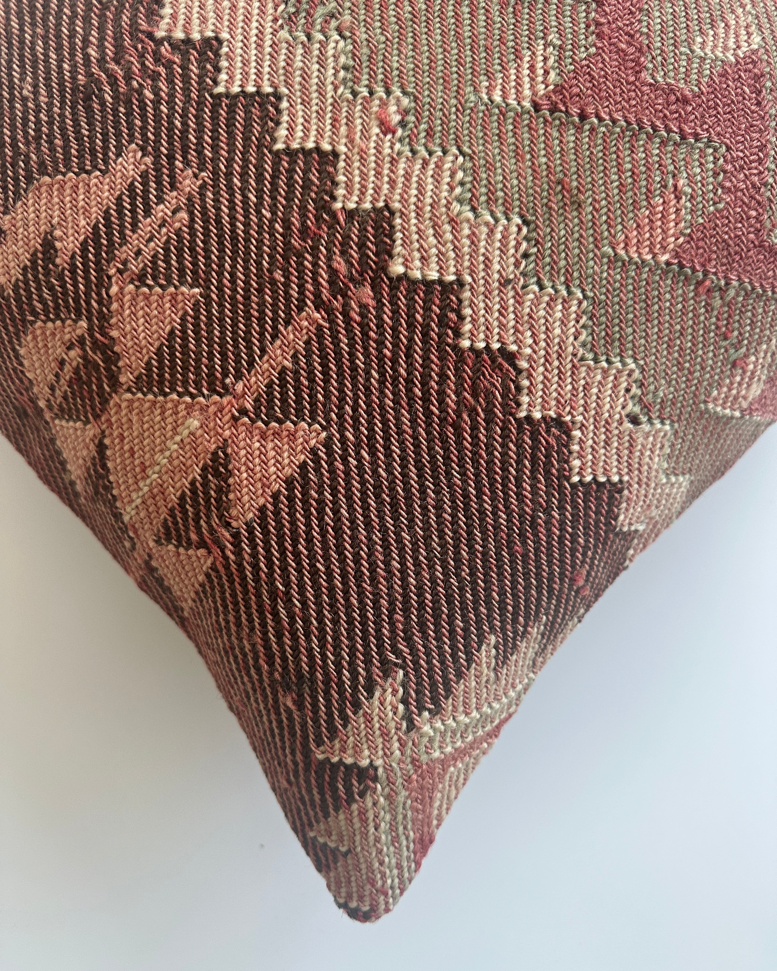 Handmade Turkish Cushion Cover 16''x16'' / 41x41 CM