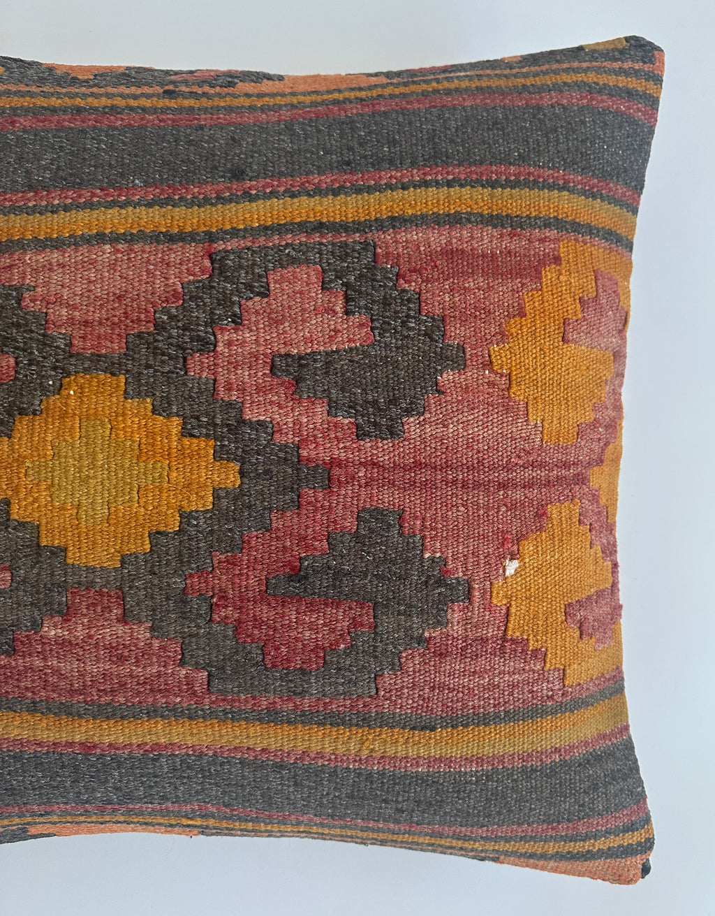 Handmade Turkish Rug Cushion Cover 16''x16'' / 41x41 CM