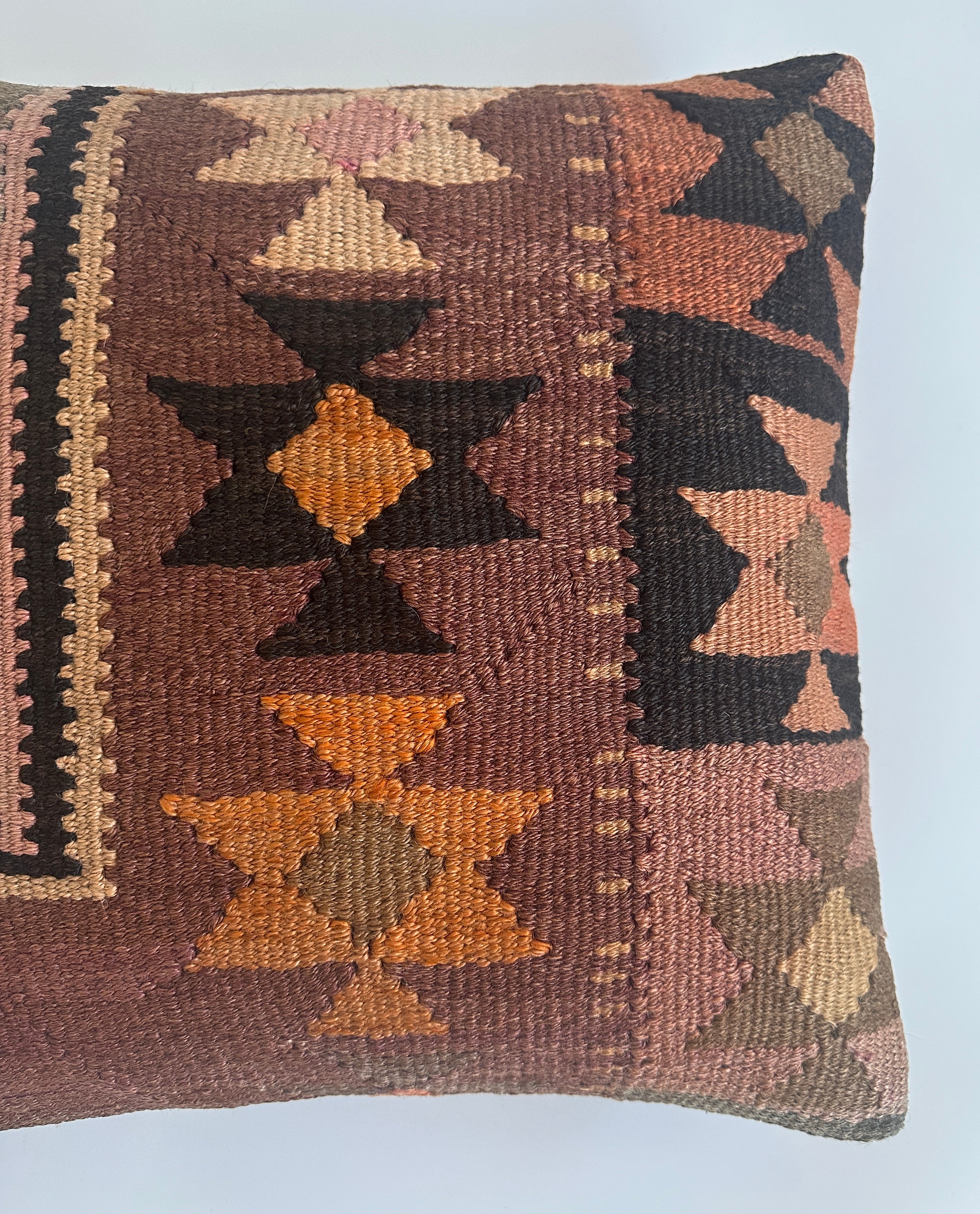 Turkish Rug Cushion Cover 16''x16'' / 41x41 CM