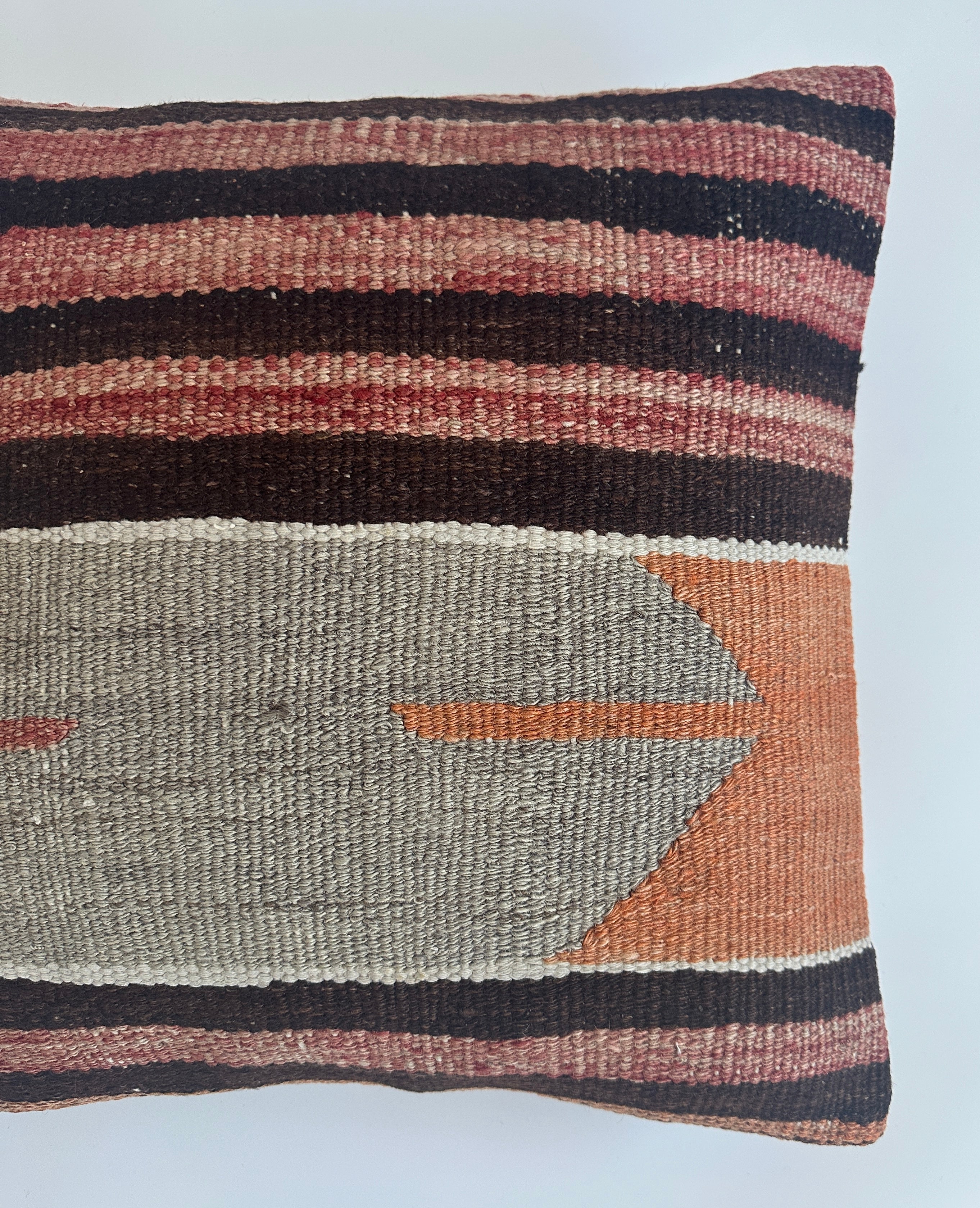 Handmade Turkish Rug Cushion Cover 16''x16'' / 41x41 CM