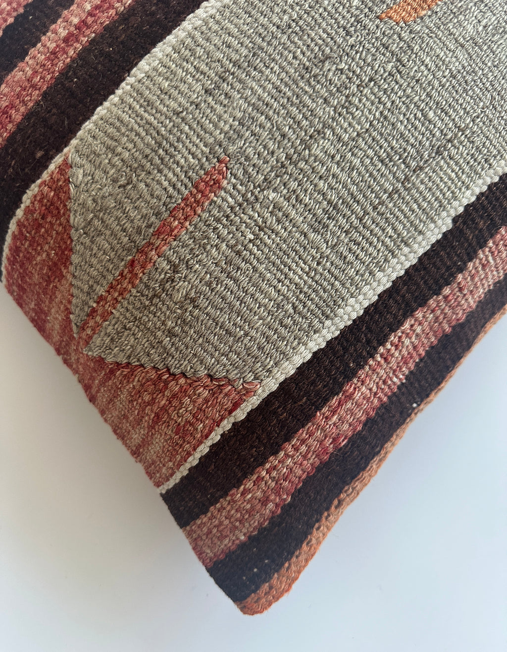 Handmade Turkish Rug Cushion Cover 16''x16'' / 41x41 CM