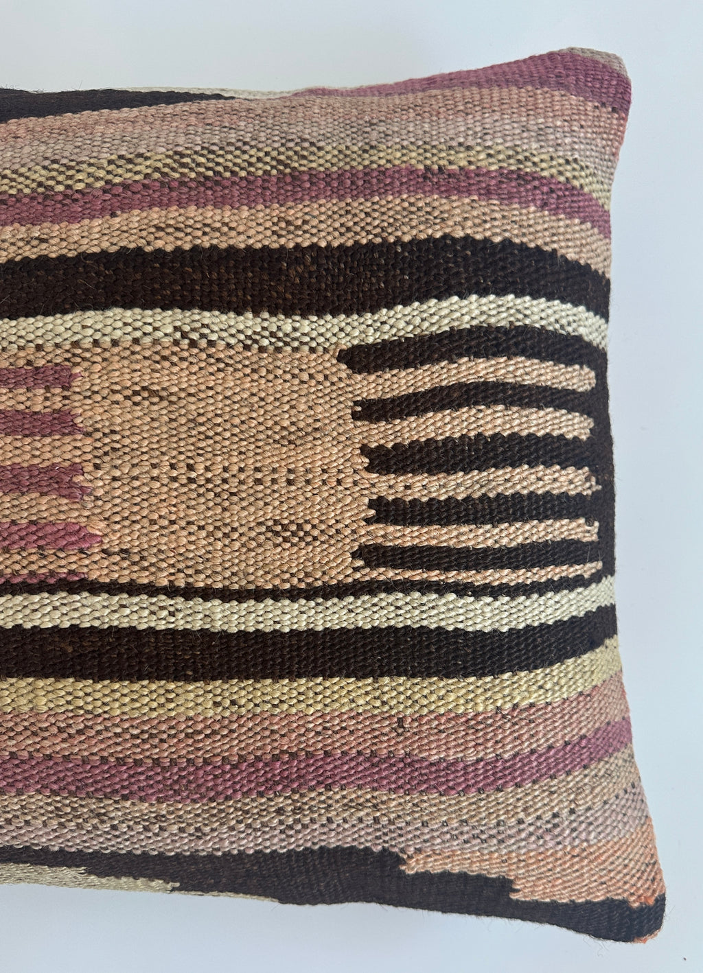 Handmade Turkish Rug Cushion Cover 16''x16'' / 43x41 CM