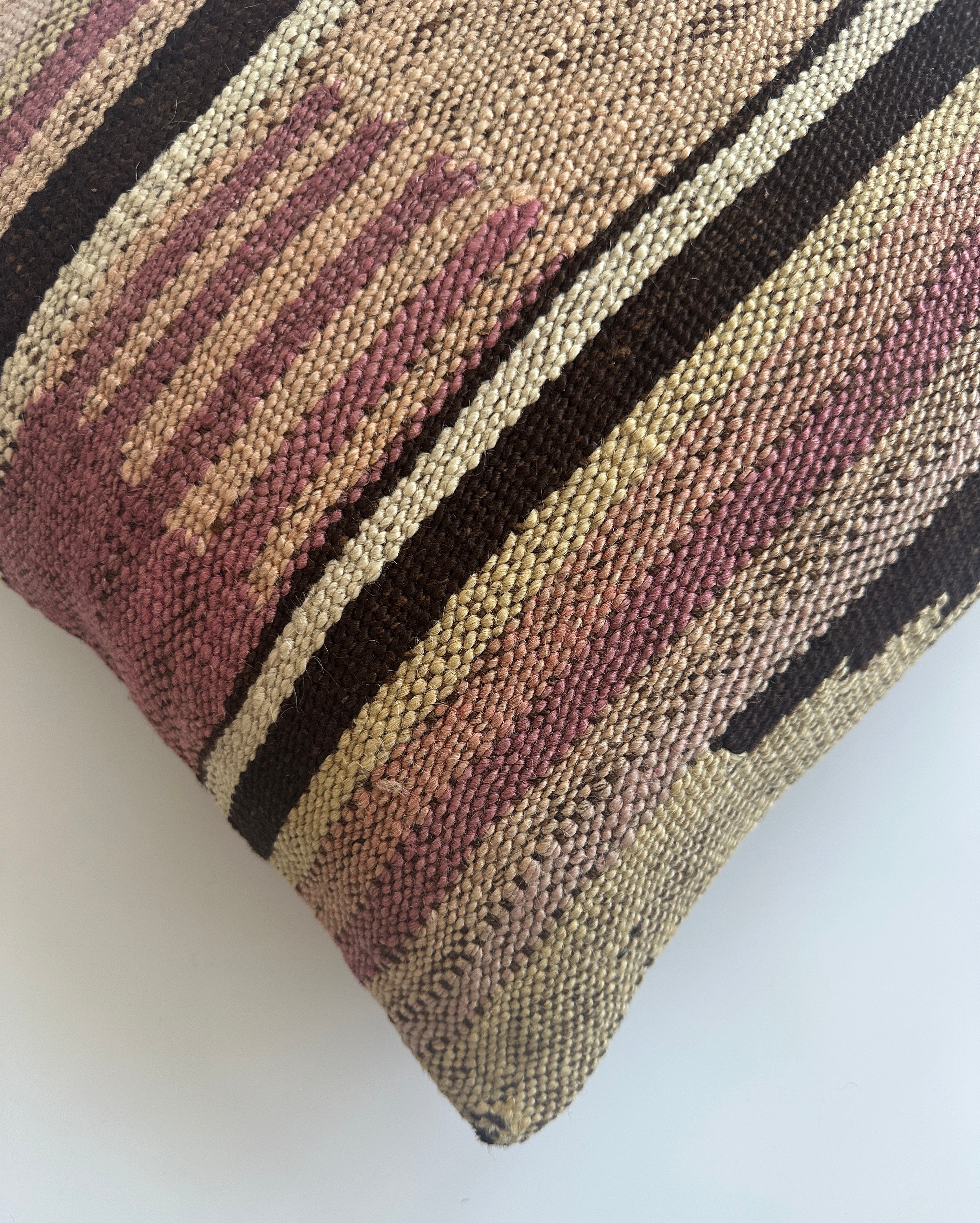 Handmade Turkish Rug Cushion Cover 16''x16'' / 43x41 CM