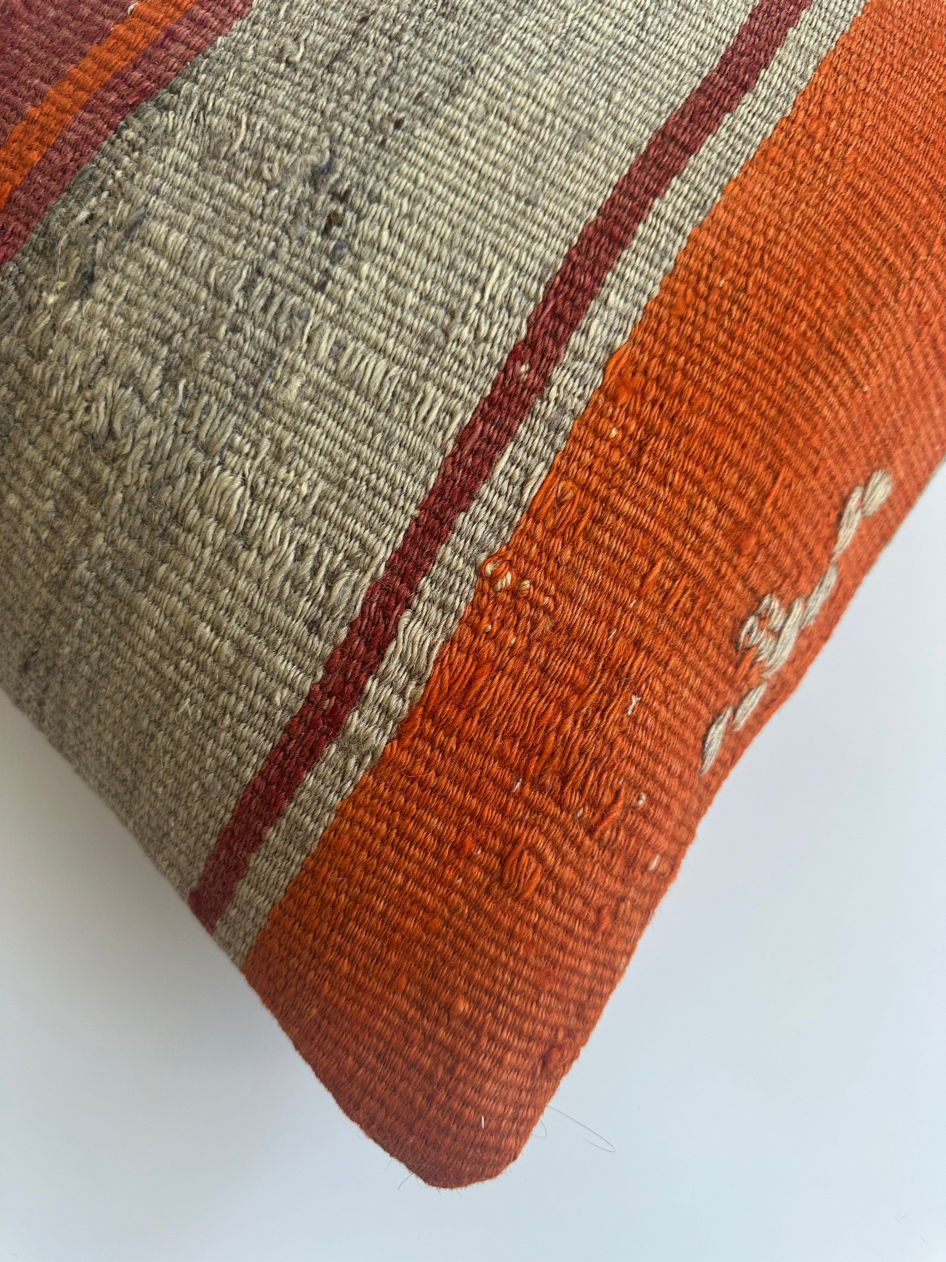 Handmade Multicolour Turkish Cushion Cover 16''x16'' / 40x40 CM