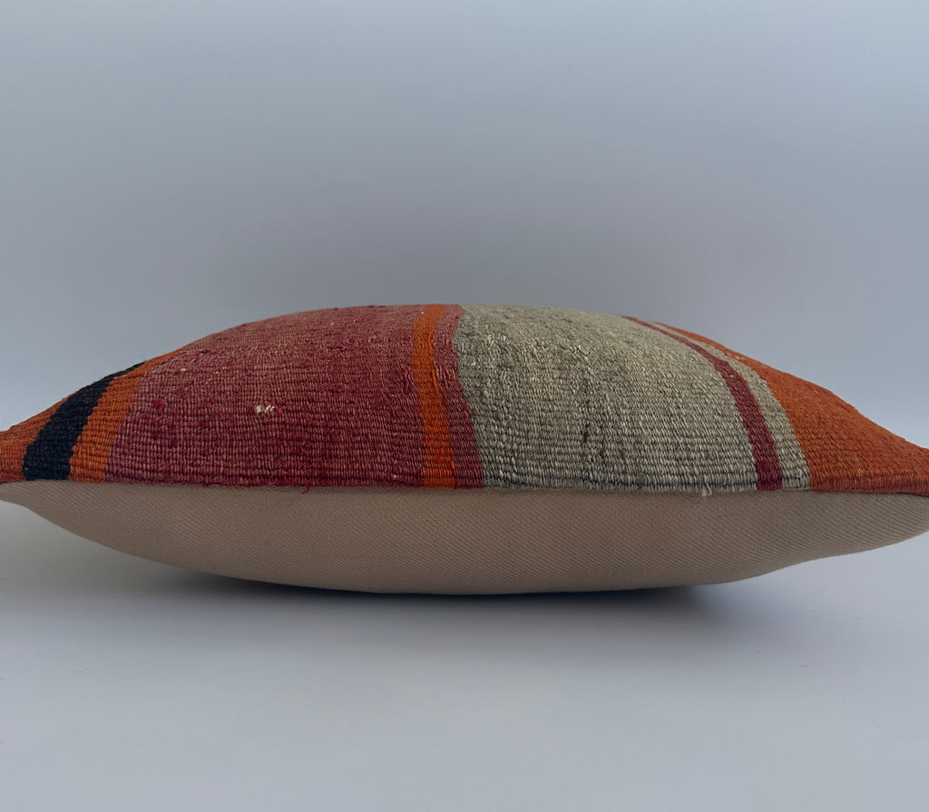 Handmade Multicolour Turkish Cushion Cover 16''x16'' / 40x40 CM