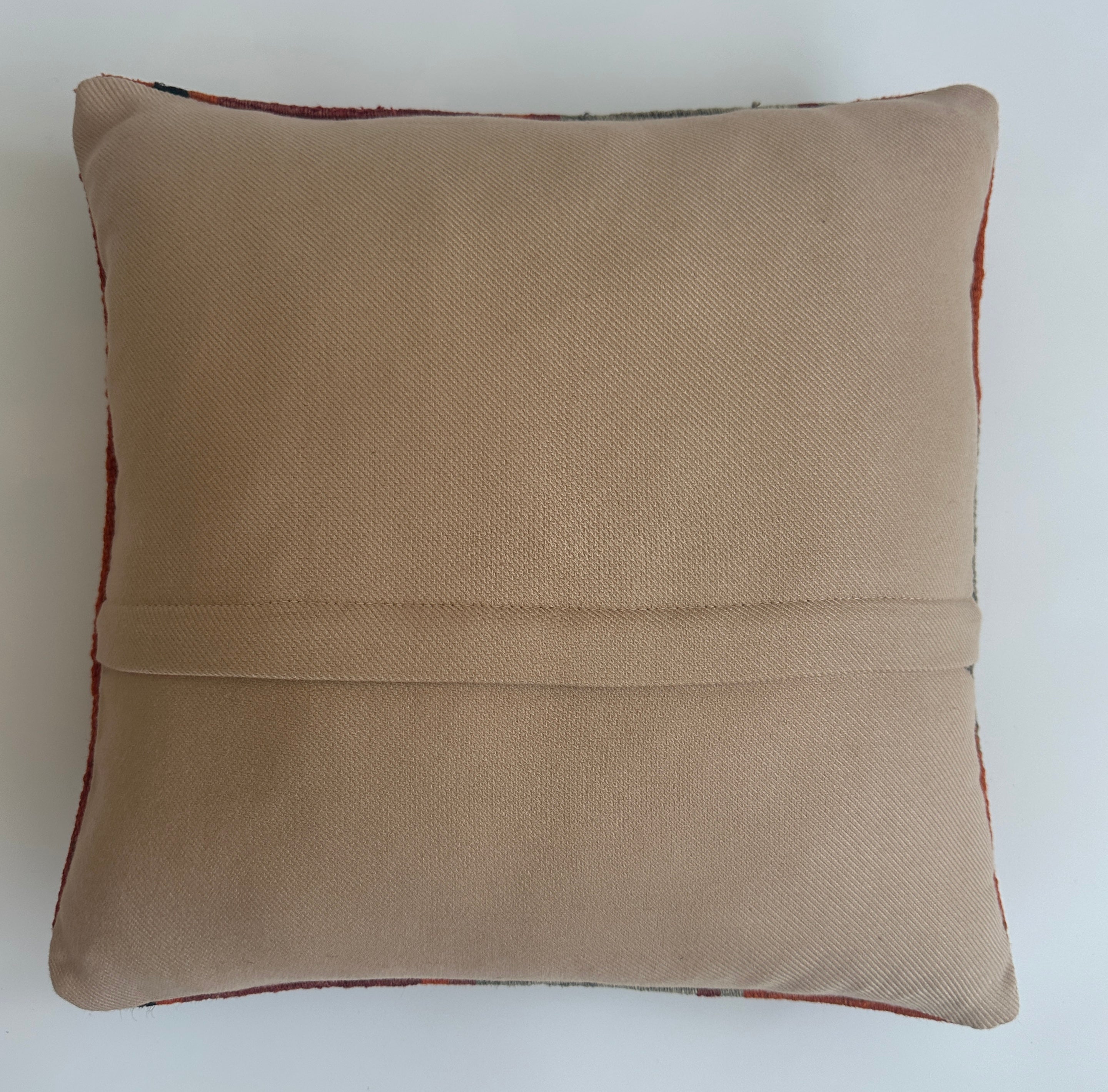 Handmade Multicolour Turkish Cushion Cover 16''x16'' / 40x40 CM