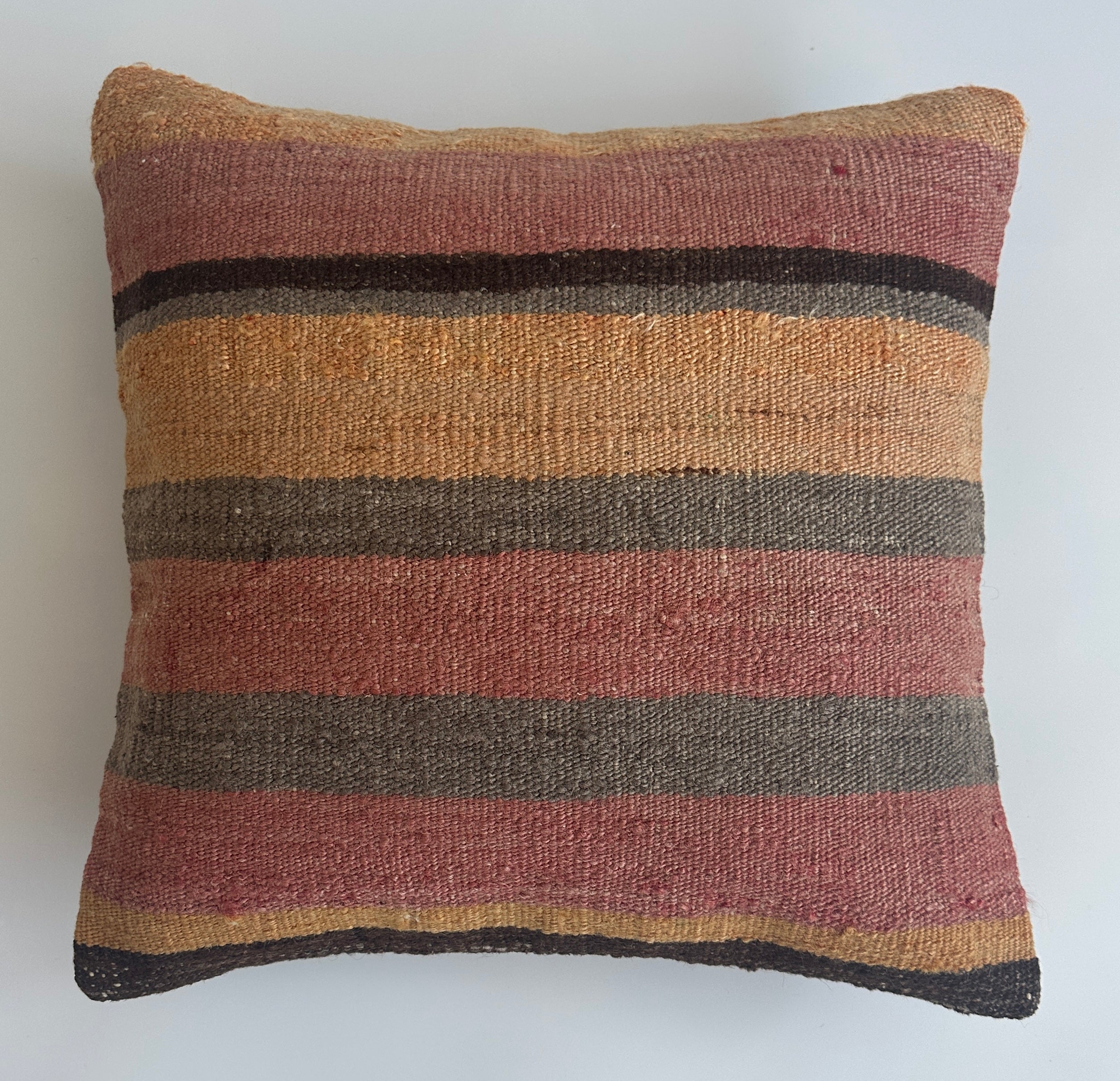 Handmade Multicolour Turkish Cushion Cover 16''x16'' / 42x41 CM