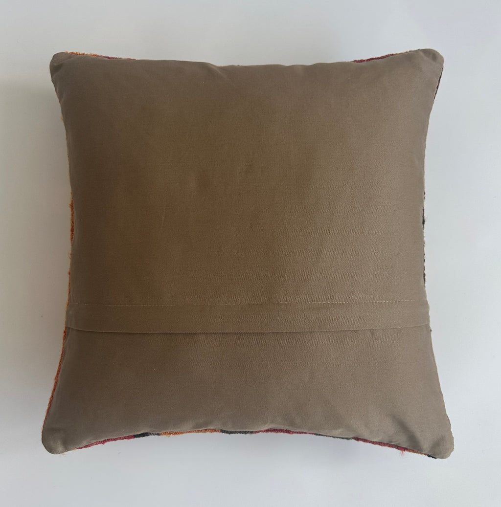 Handmade Multicolour Turkish Cushion Cover 16''x16'' / 42x41 CM