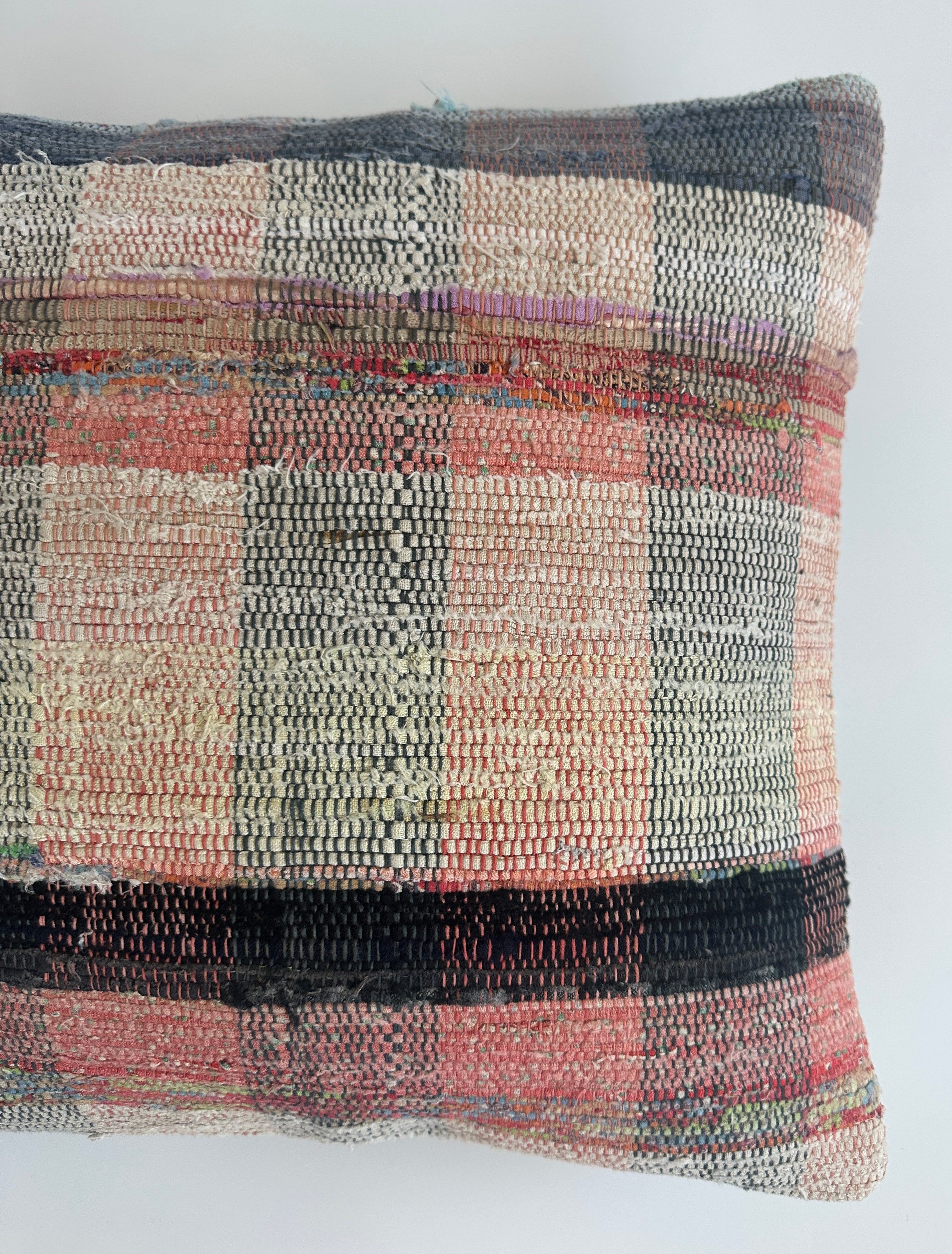 Handmade Multicolour Turkish Cushion Cover 16''x16'' / 41x40 CM