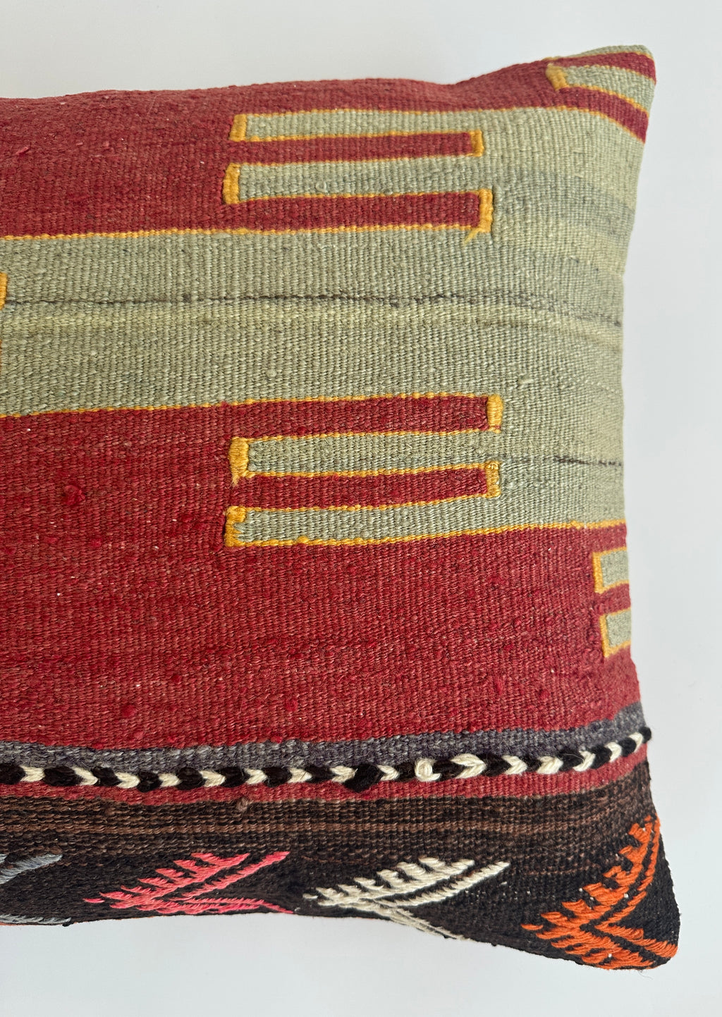 Handmade Turkish Cushion Cover 16''x16'' / 40x40 CM