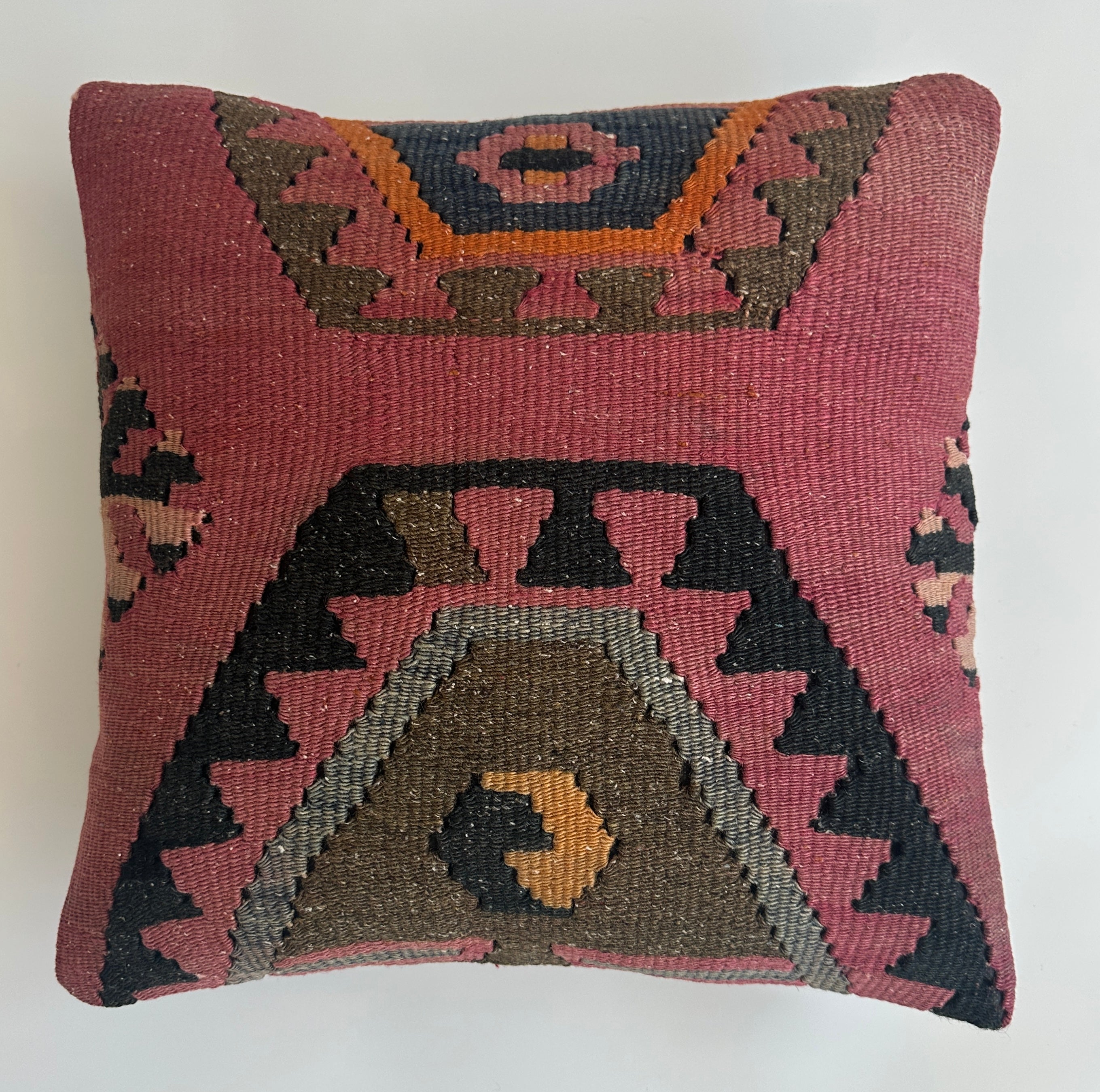Handmade Turkish Cushion Cover 16''x16'' / 40x40 CM