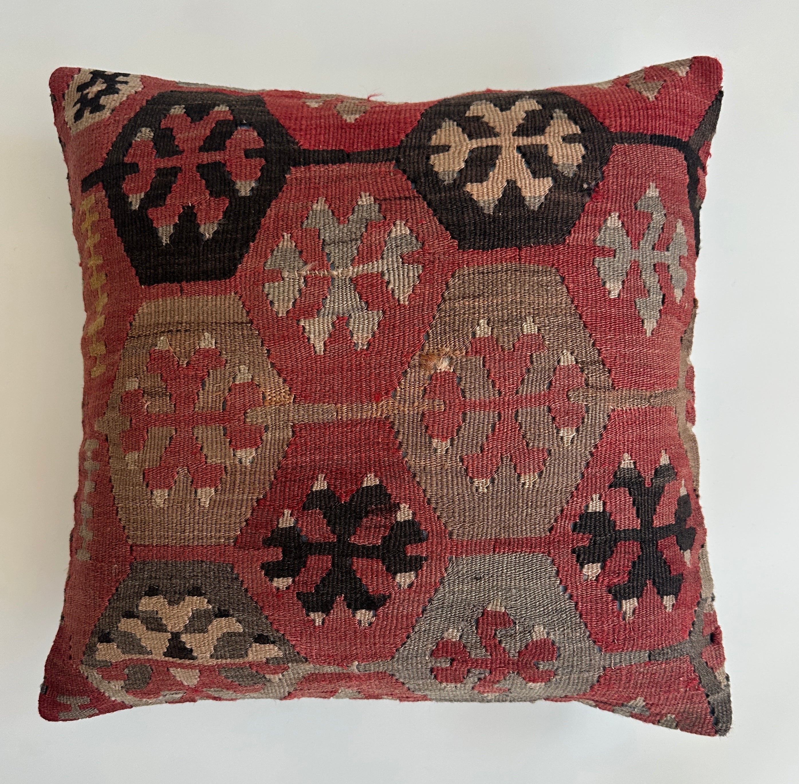 Handmade Turkish Cushion Cover 16''x16'' / 42x42 CM