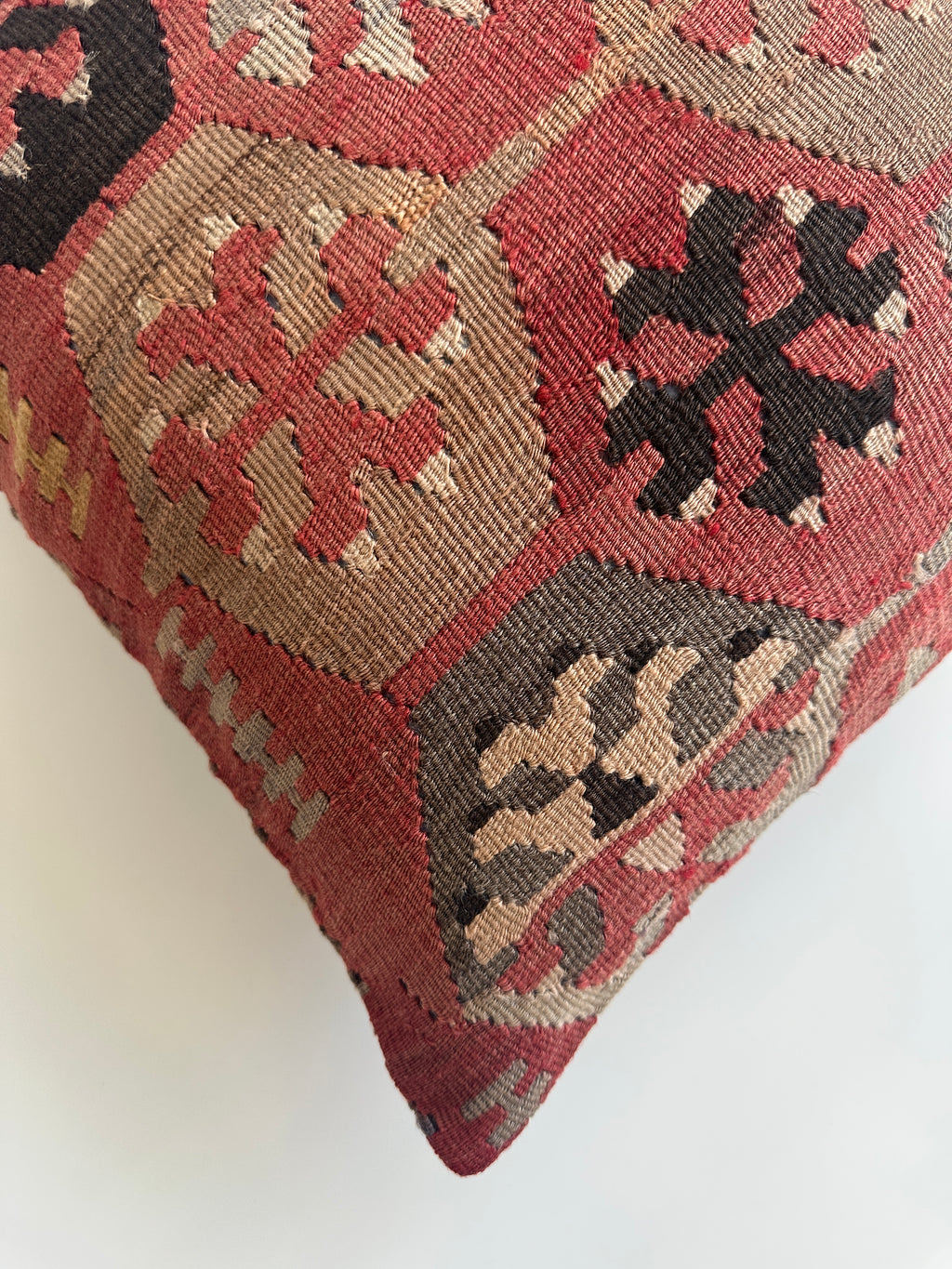 Handmade Turkish Cushion Cover 16''x16'' / 42x42 CM