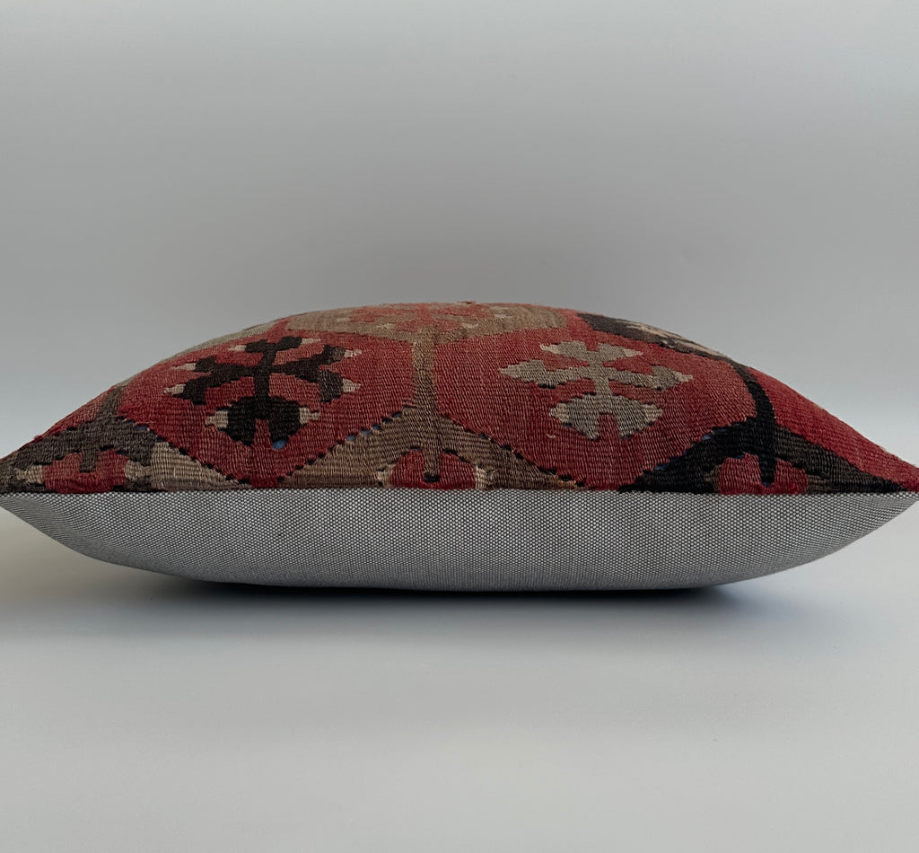 Handmade Turkish Cushion Cover 16''x16'' / 42x42 CM