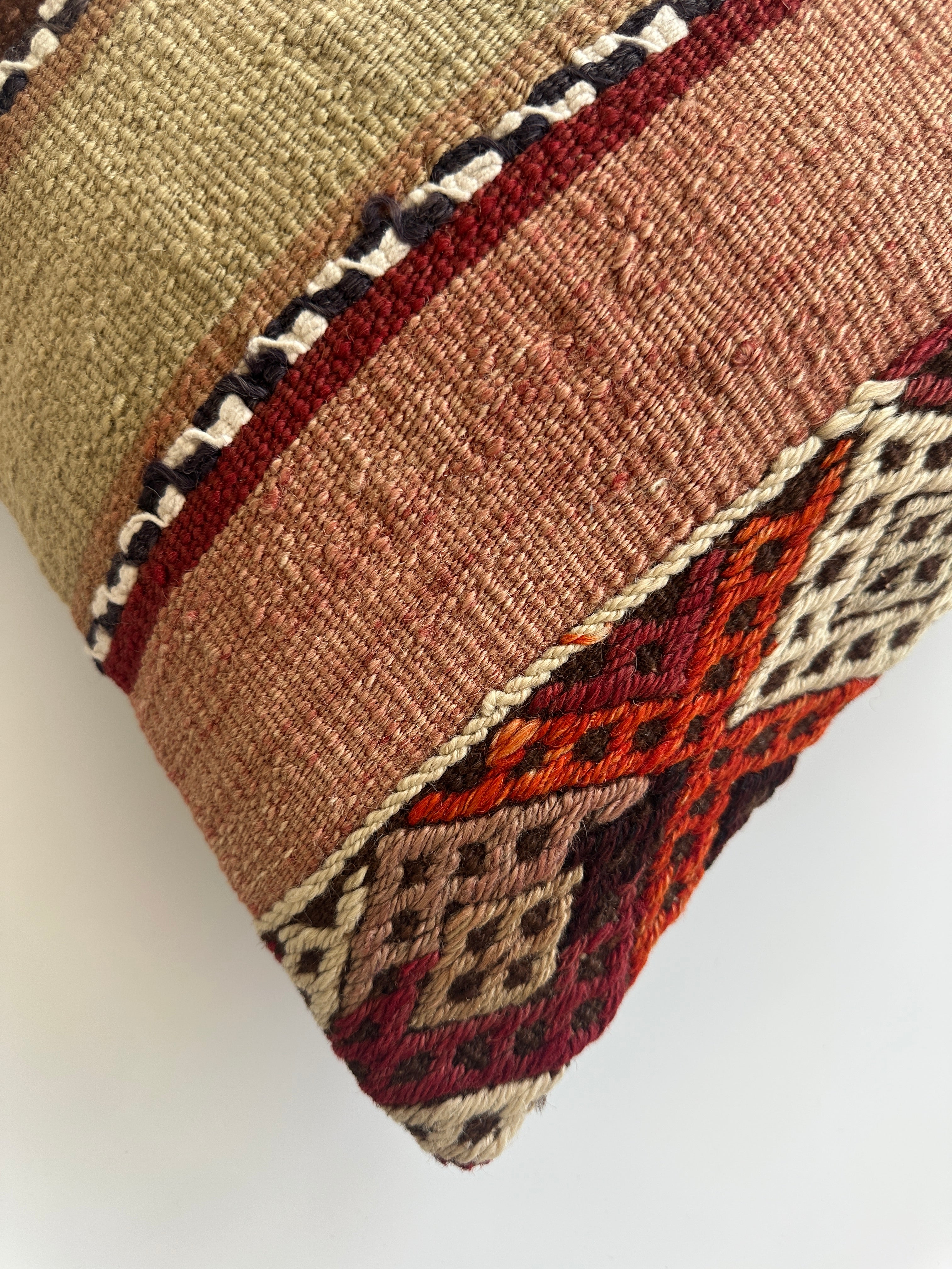 Handmade Turkish Cushion Cover 16''x16'' / 40x40 CM