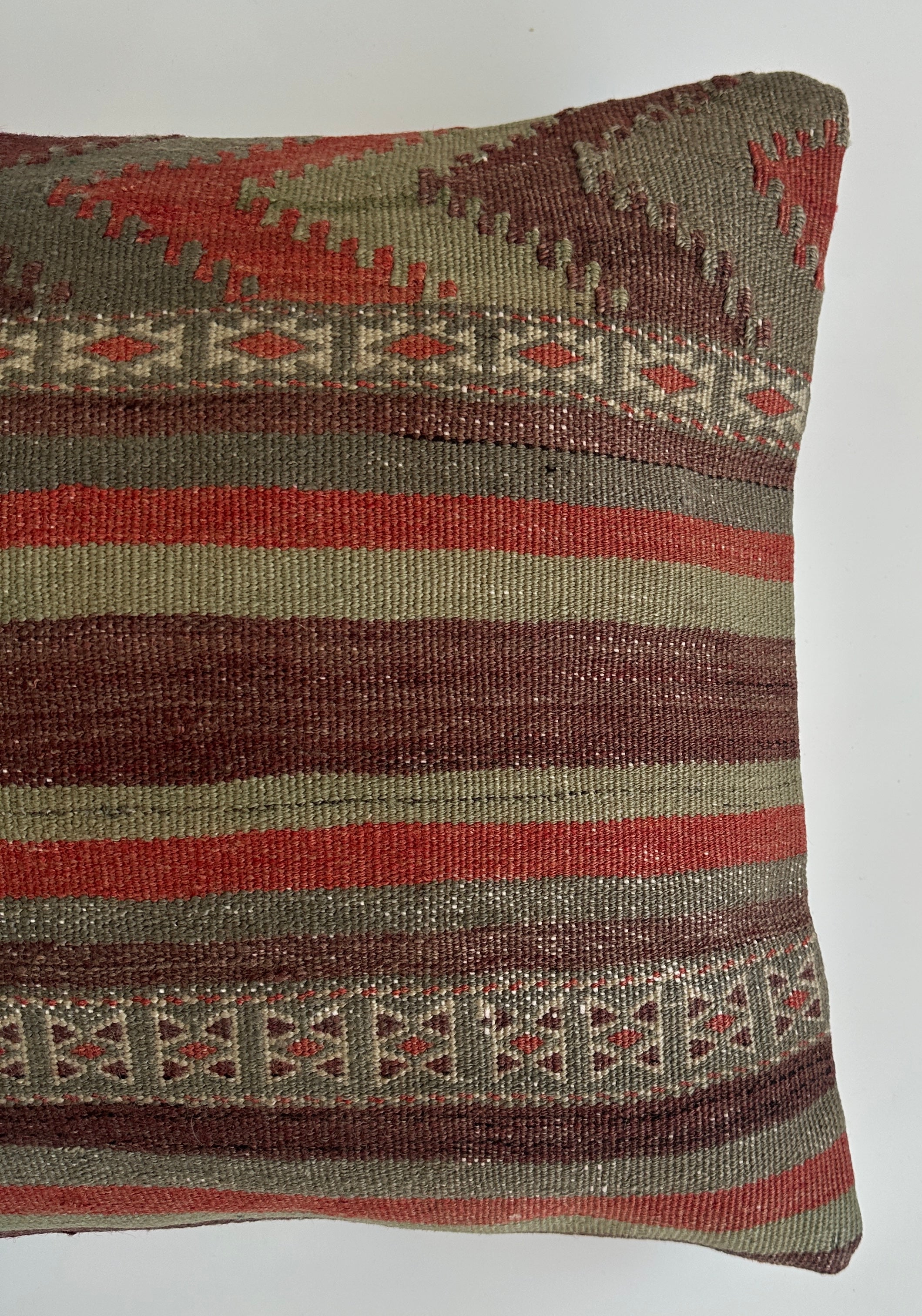 Handmade Turkish Cushion Cover 16''x16'' / 41x41 CM