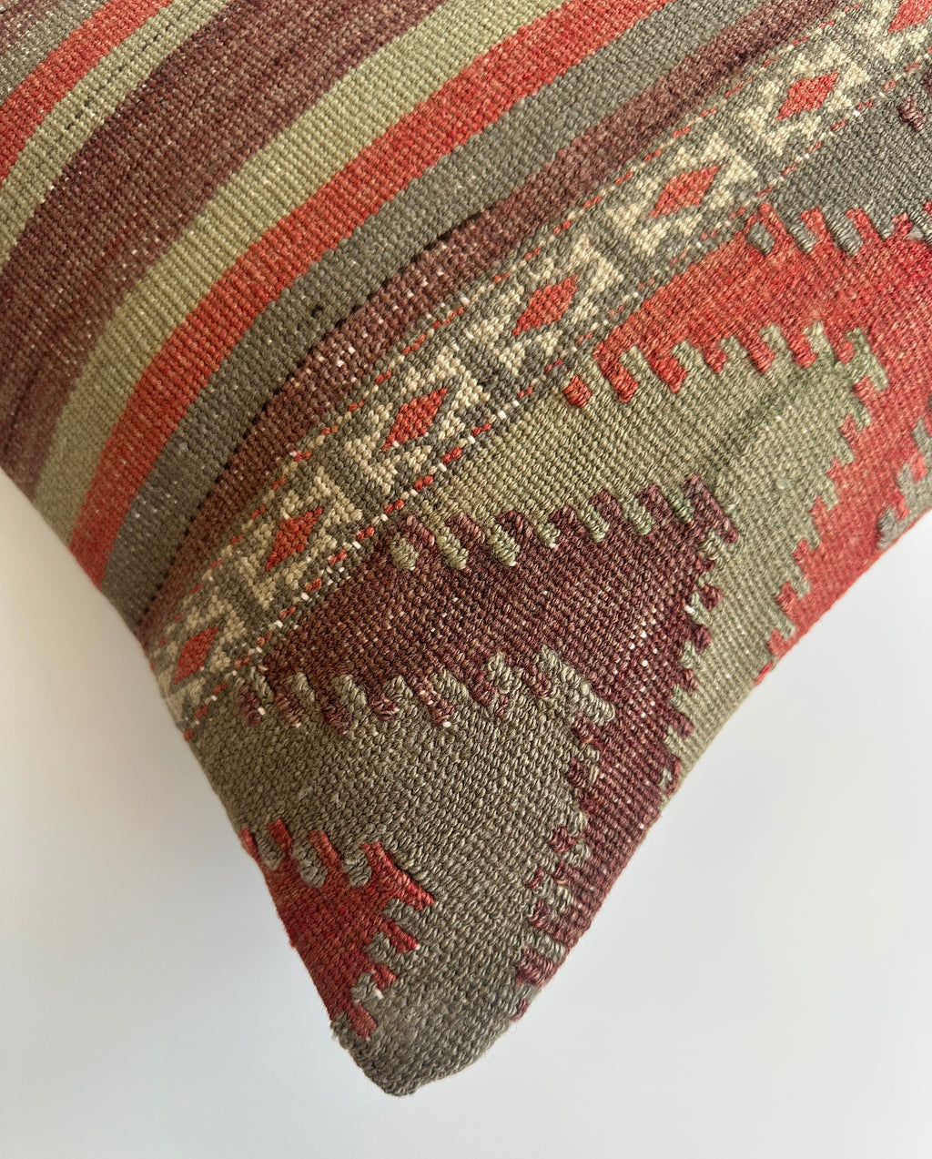 Handmade Turkish Cushion Cover 16''x16'' / 41x41 CM