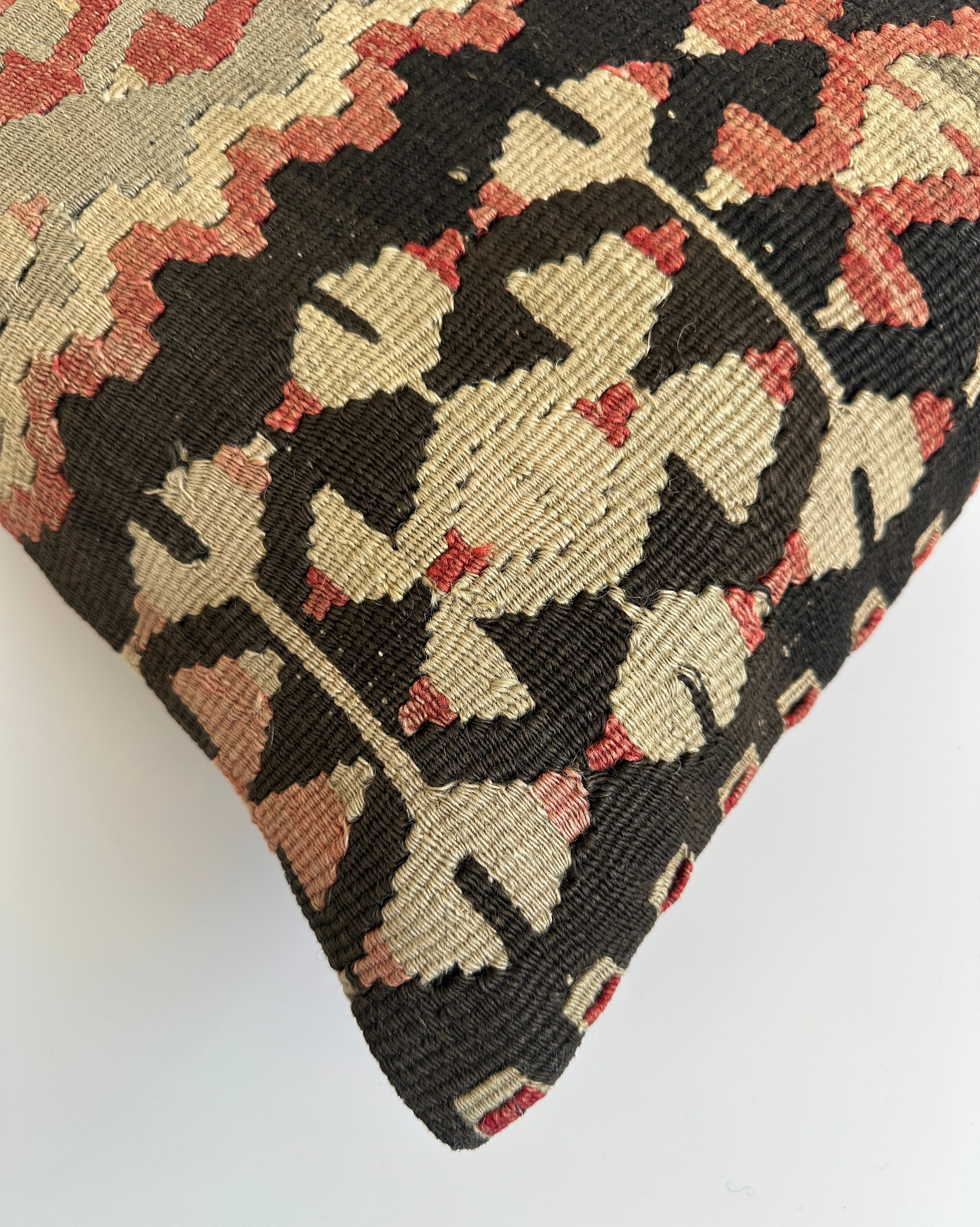 Handmade Turkish Cushion Cover 16''x16'' / 41x41 CM