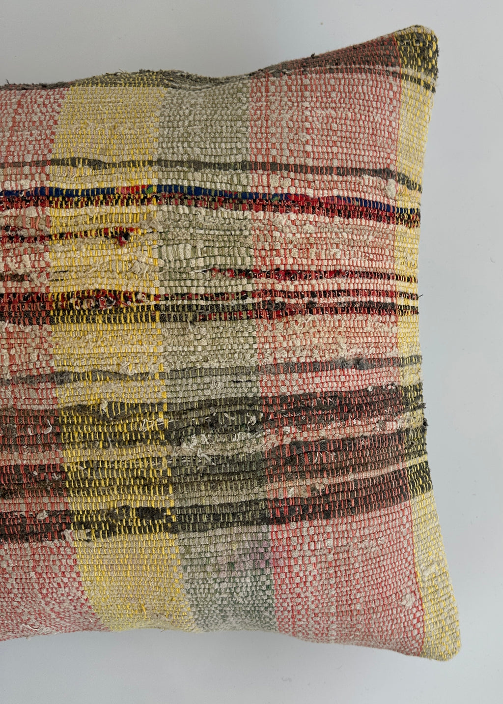 Handmade Multicolour Turkish Cushion Cover 16''x16'' / 41x41 CM