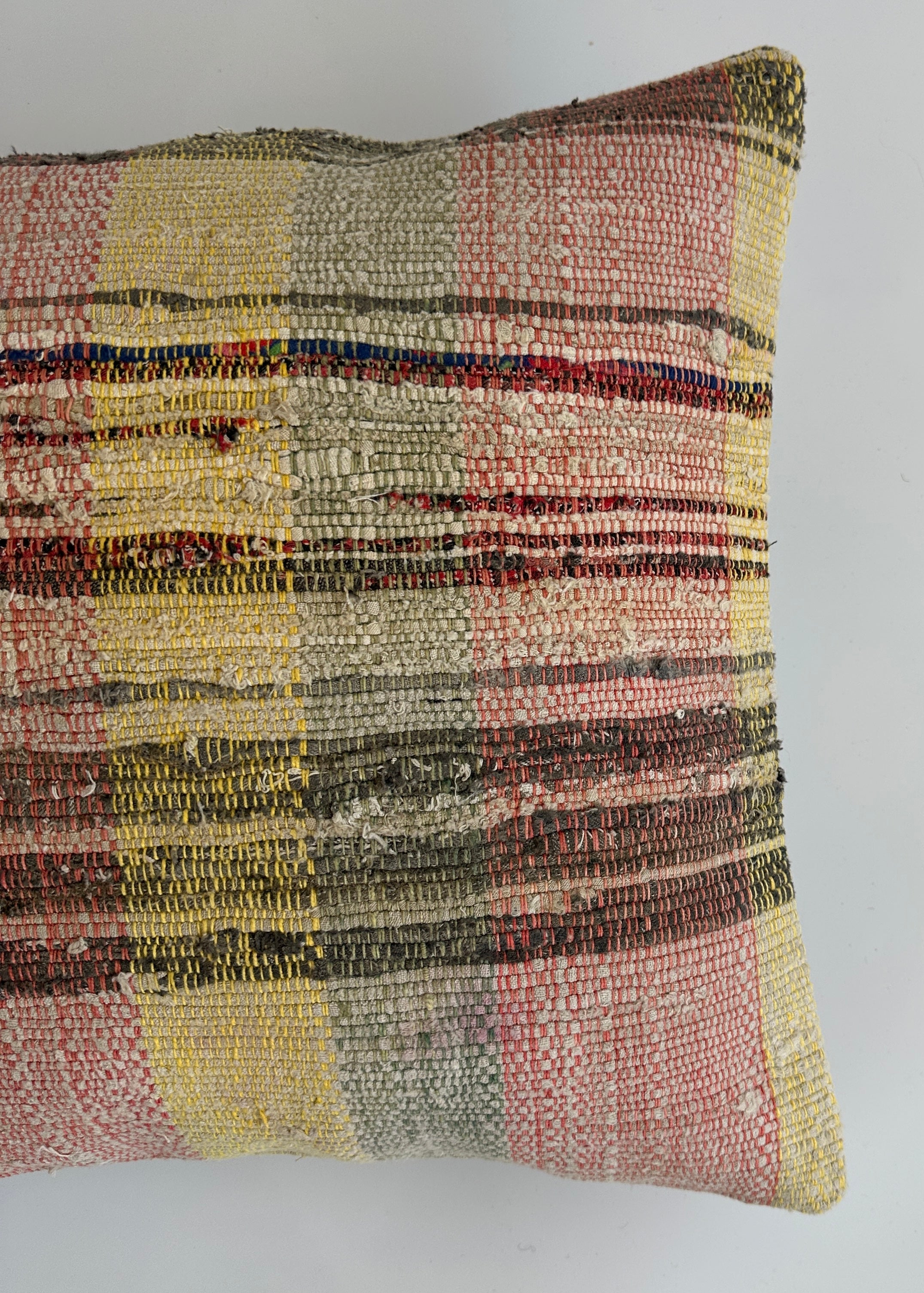 Handmade Multicolour Turkish Cushion Cover 16''x16'' / 41x41 CM