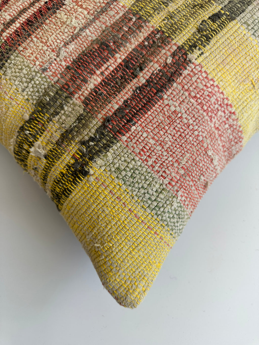 Handmade Multicolour Turkish Cushion Cover 16''x16'' / 41x41 CM