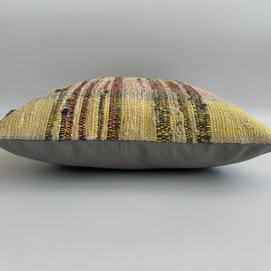 Handmade Multicolour Turkish Cushion Cover 16''x16'' / 41x41 CM