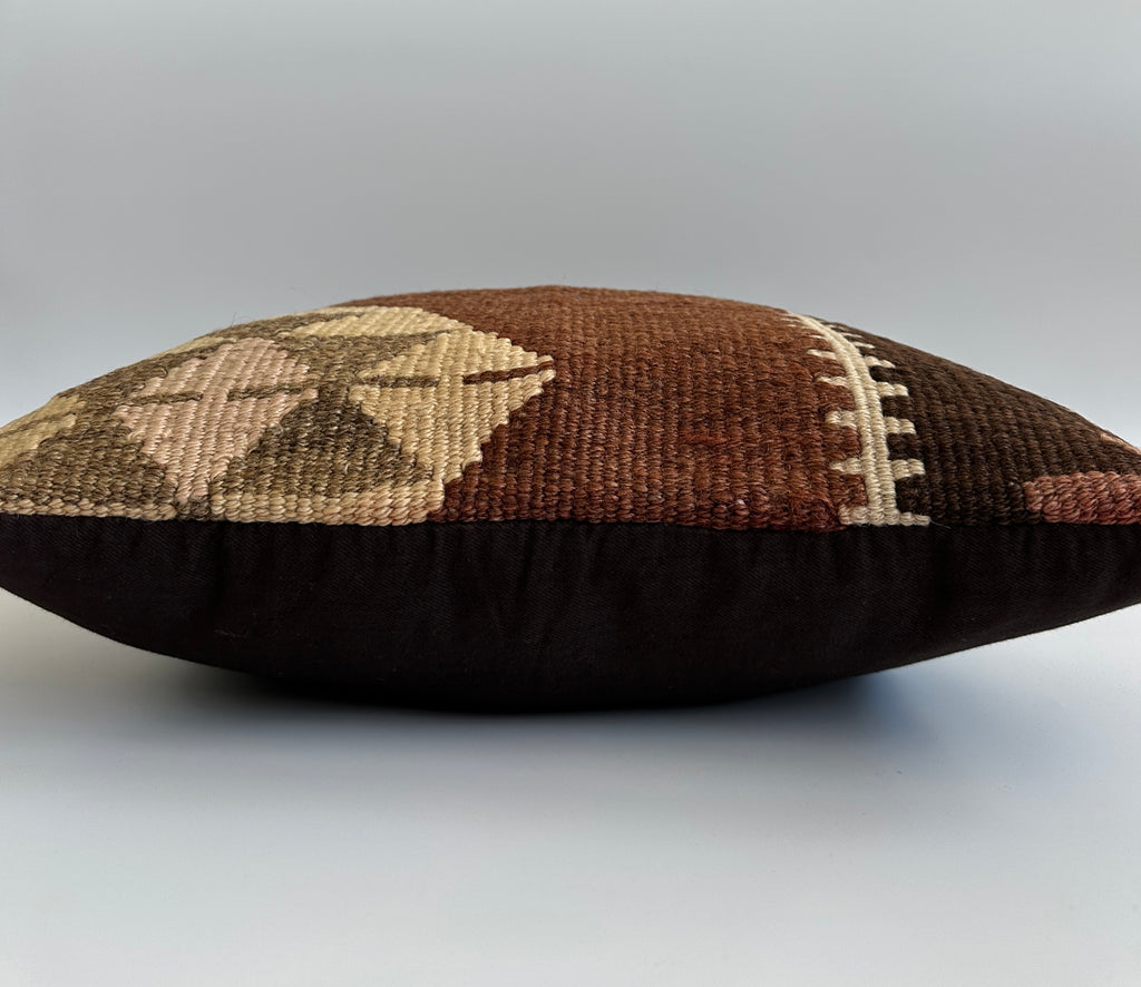 Handmade Turkish Cushion Cover 16''x16'' / 41x41 CM